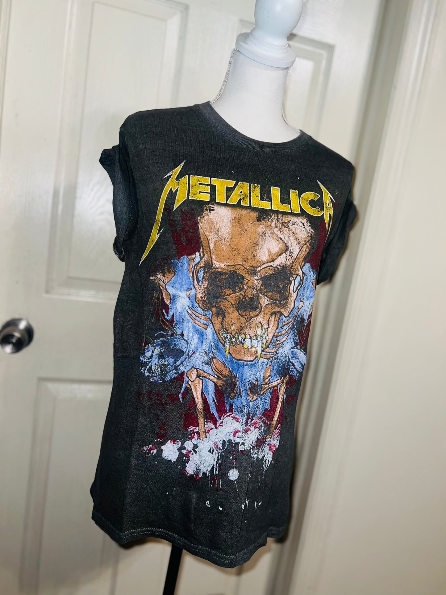 Metallica Oversized Distressed Tee