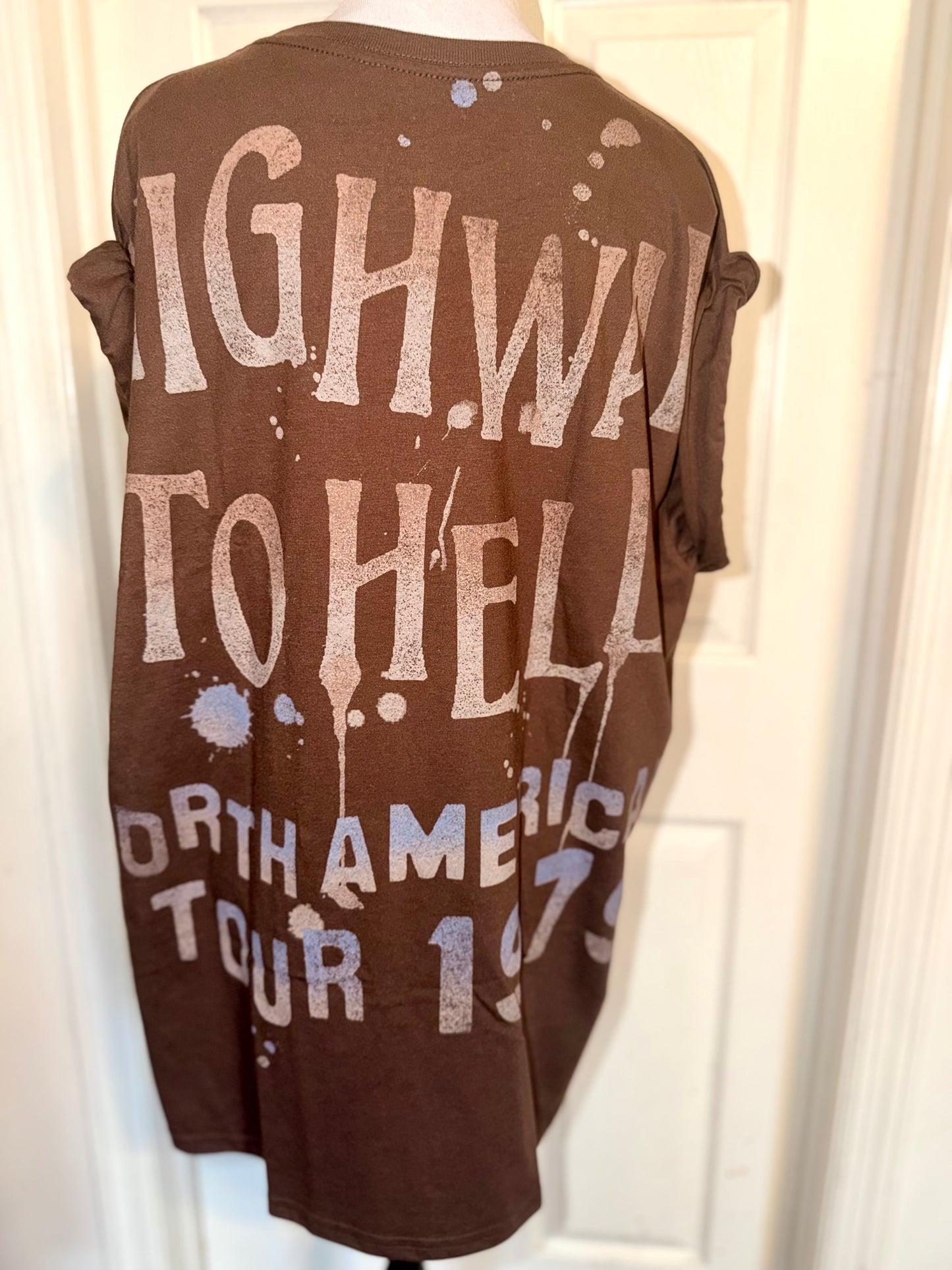 AC/DC Double Sides Oversized Tee