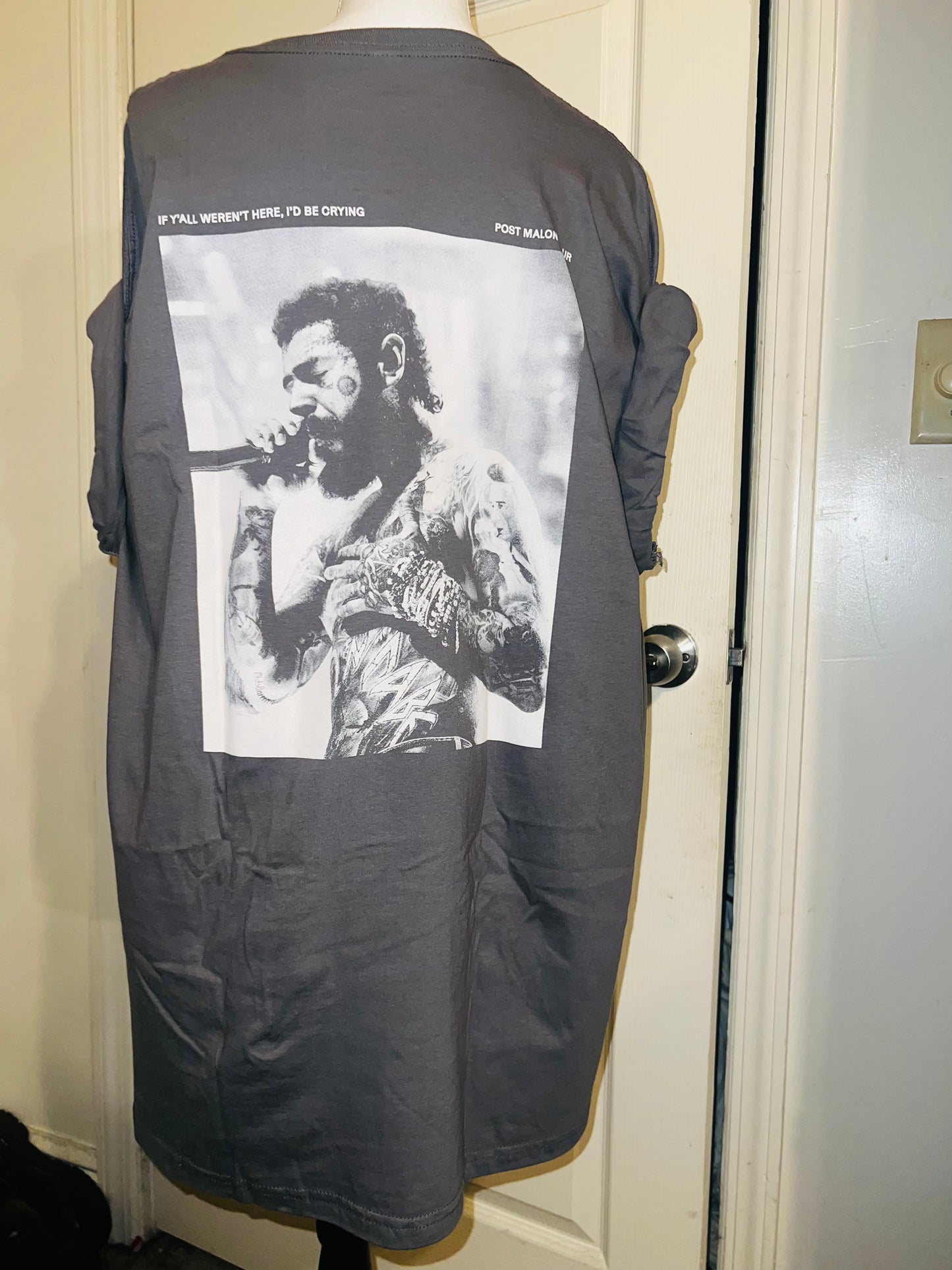 Post Malone Double Sided Oversized Distressed Tee