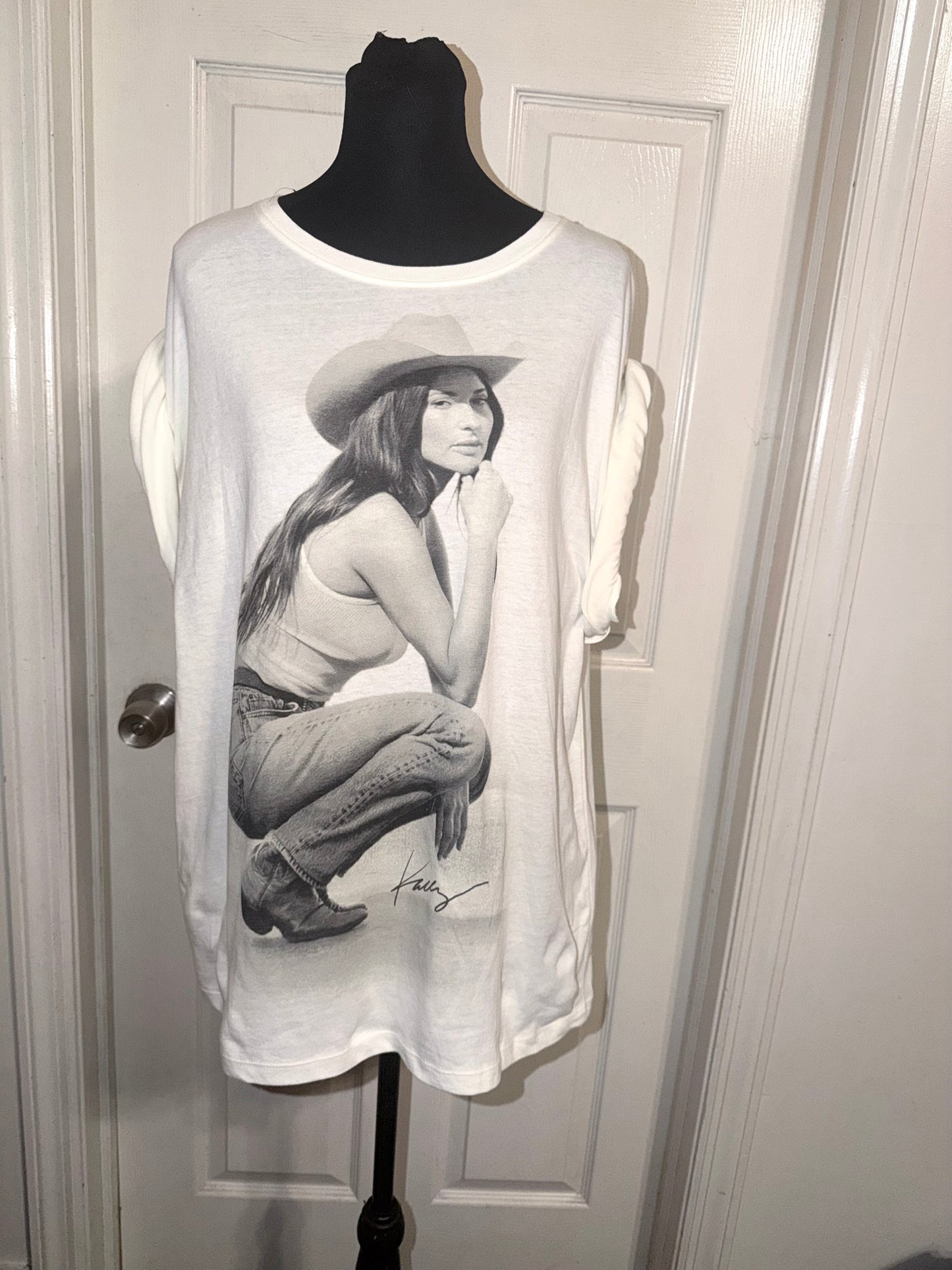 Kasey Musgraves Oversized Distressed Tee
