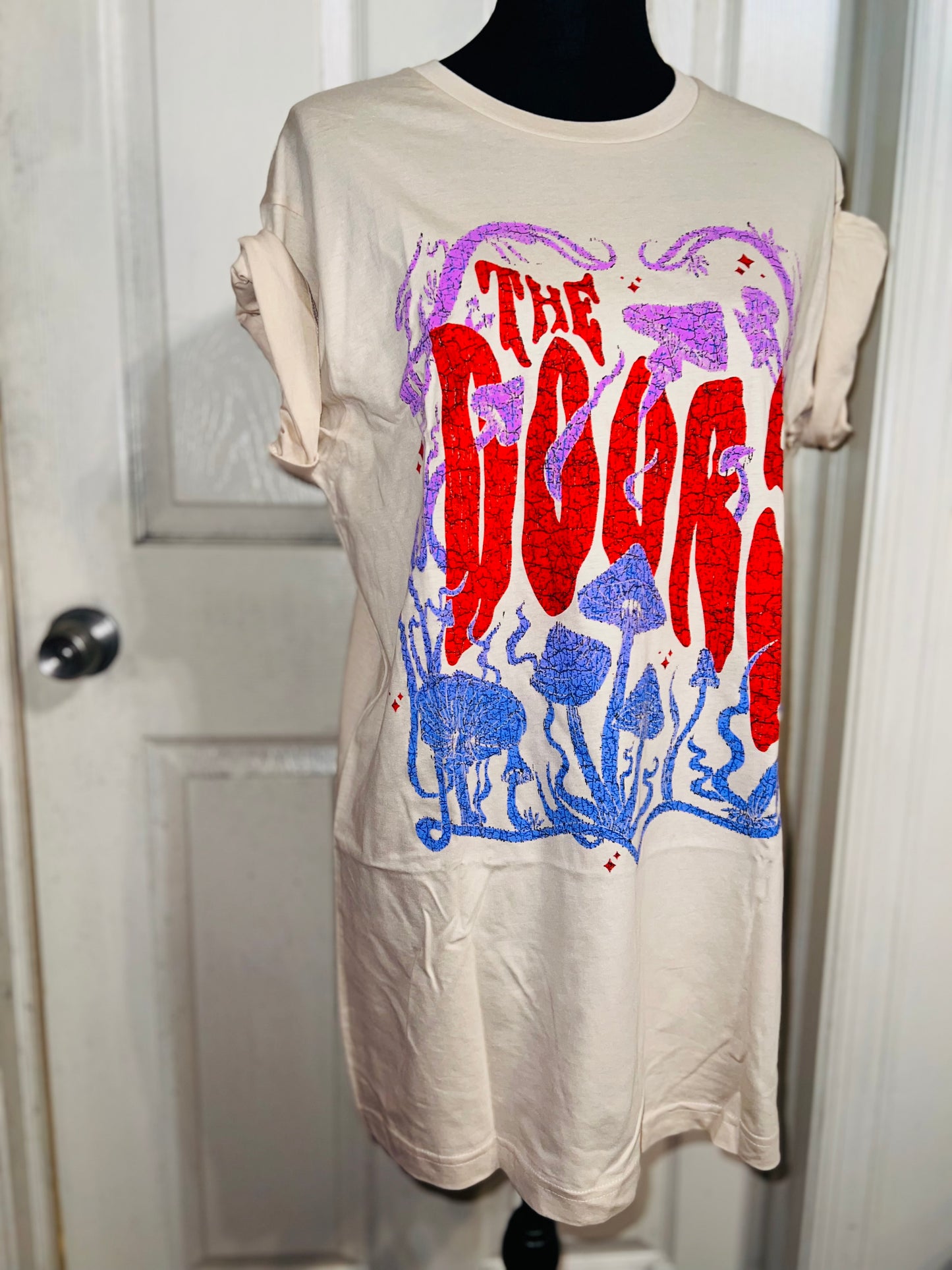 The Doors Oversized Distressed T-Shirt