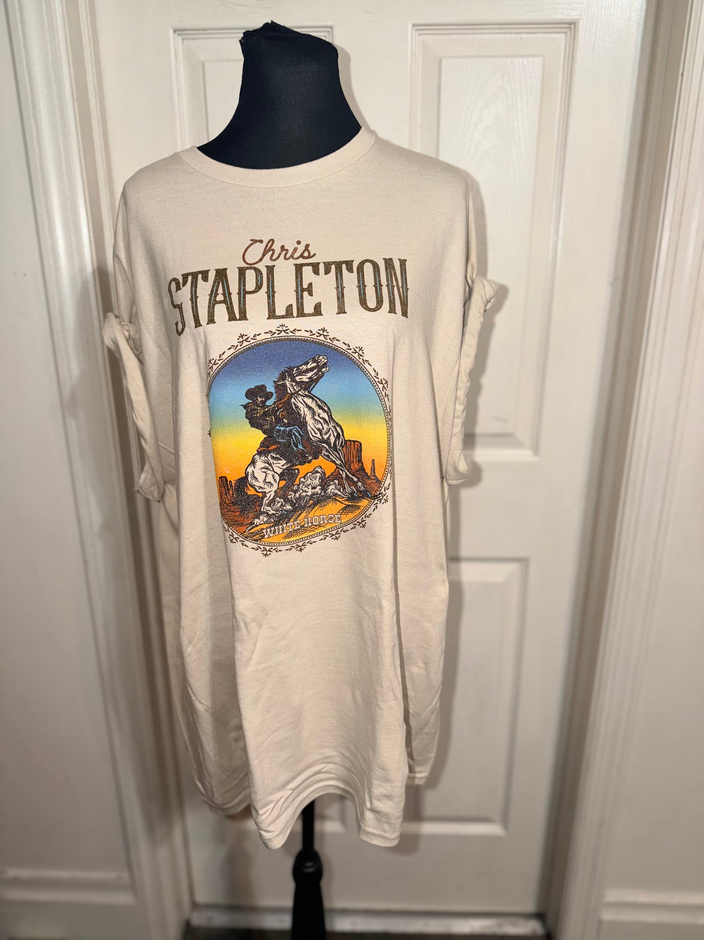 Chris Stapleton Oversized Distressed Tee