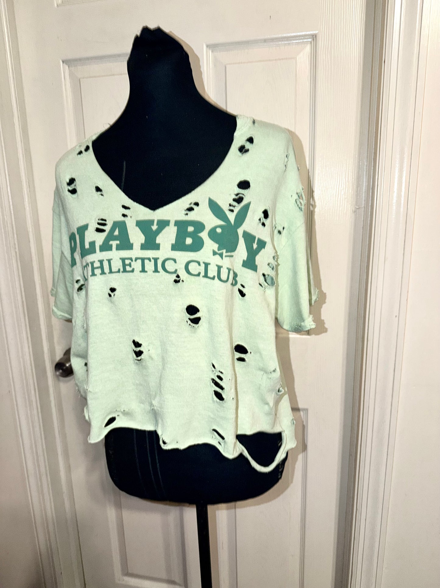 Playboy Oversized Cropped Tee