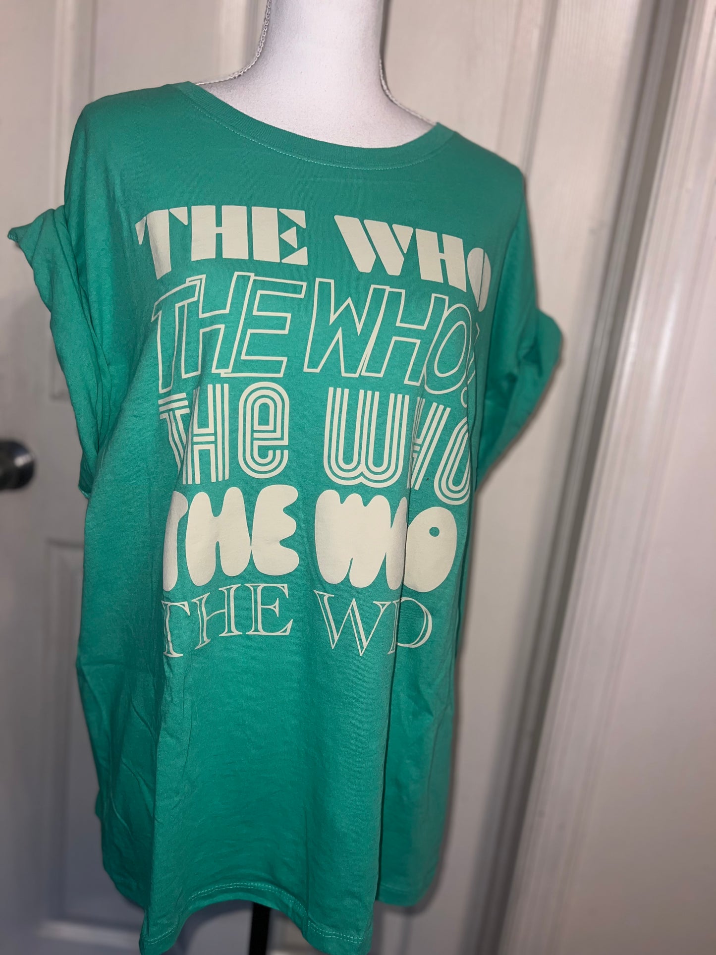 The Who Oversized Distressed Tee