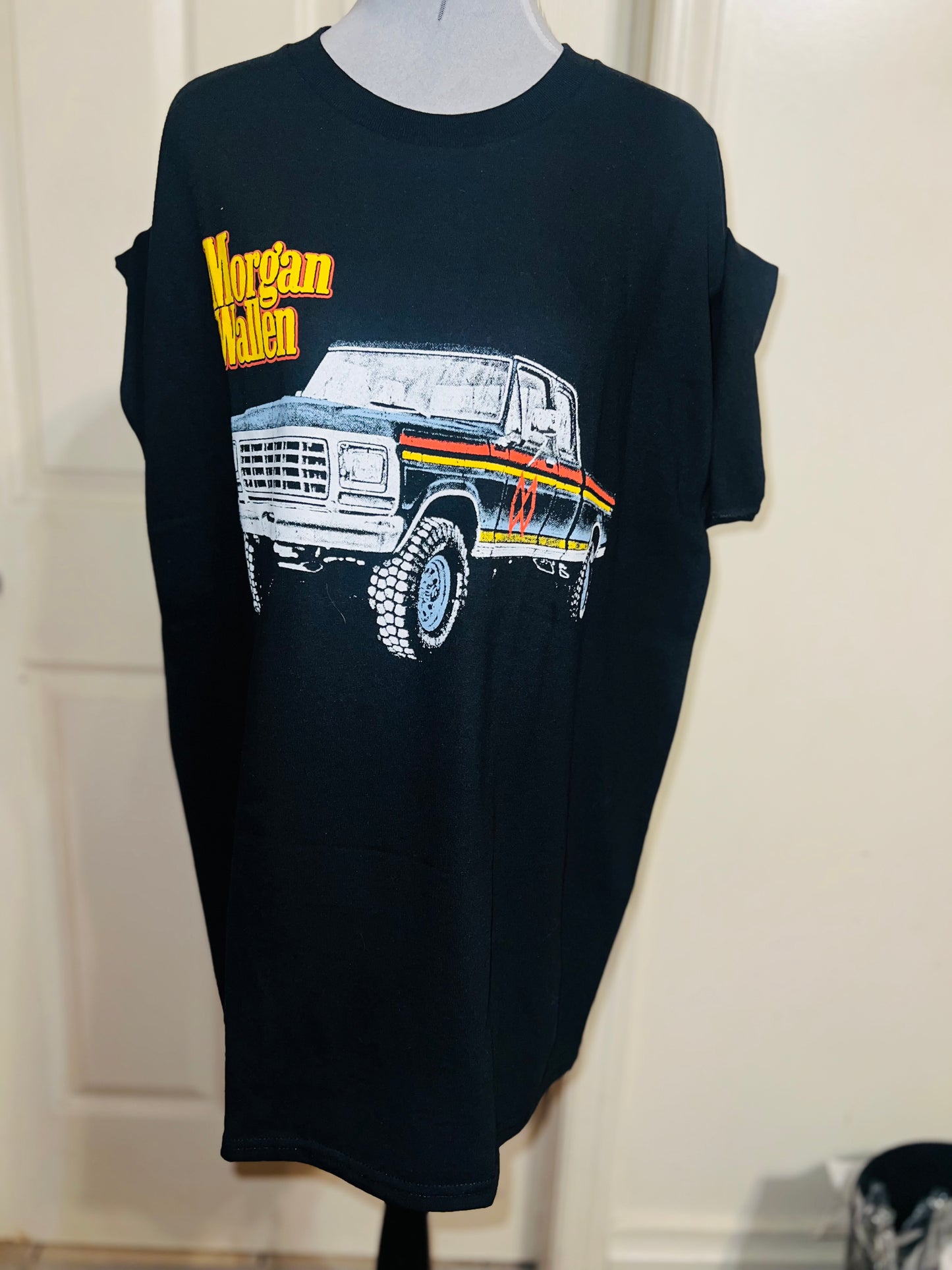 Morgan Wallen Oversized Distressed Tee