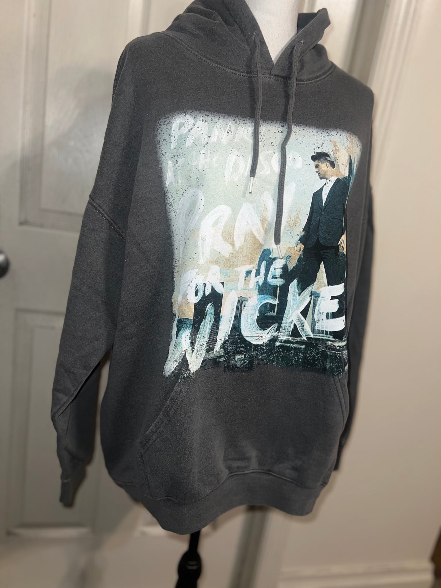 Panic! At The Disco Oversized Distressed Sweatshirt