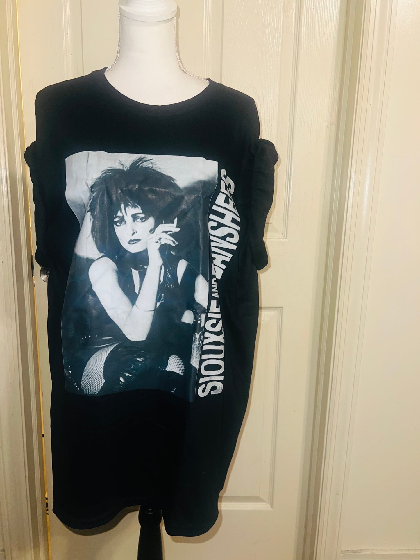 Siouxsie and the Banshees Oversized Distressed Tee