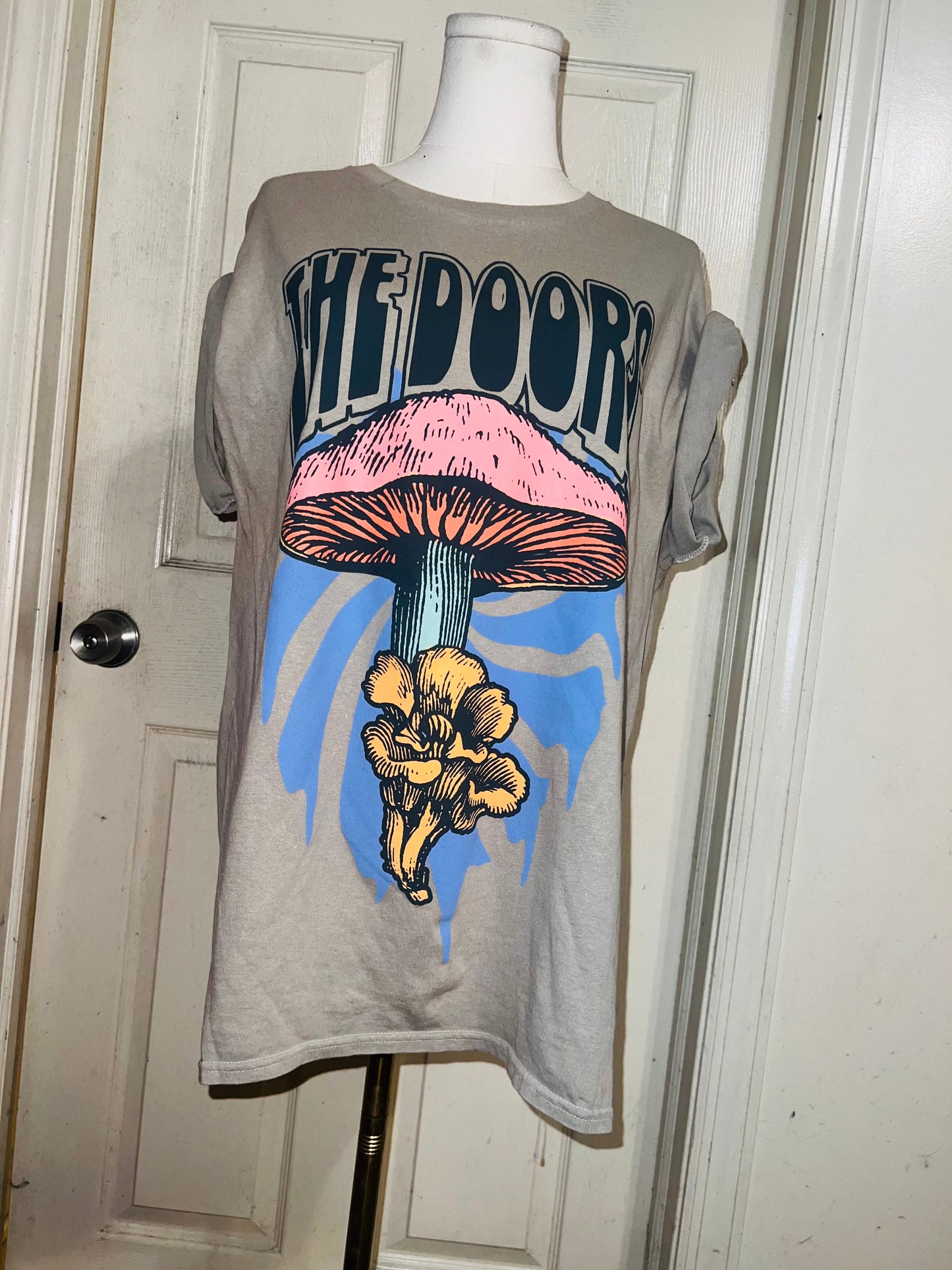 The Doors Double Sided Oversized Distressed Tee