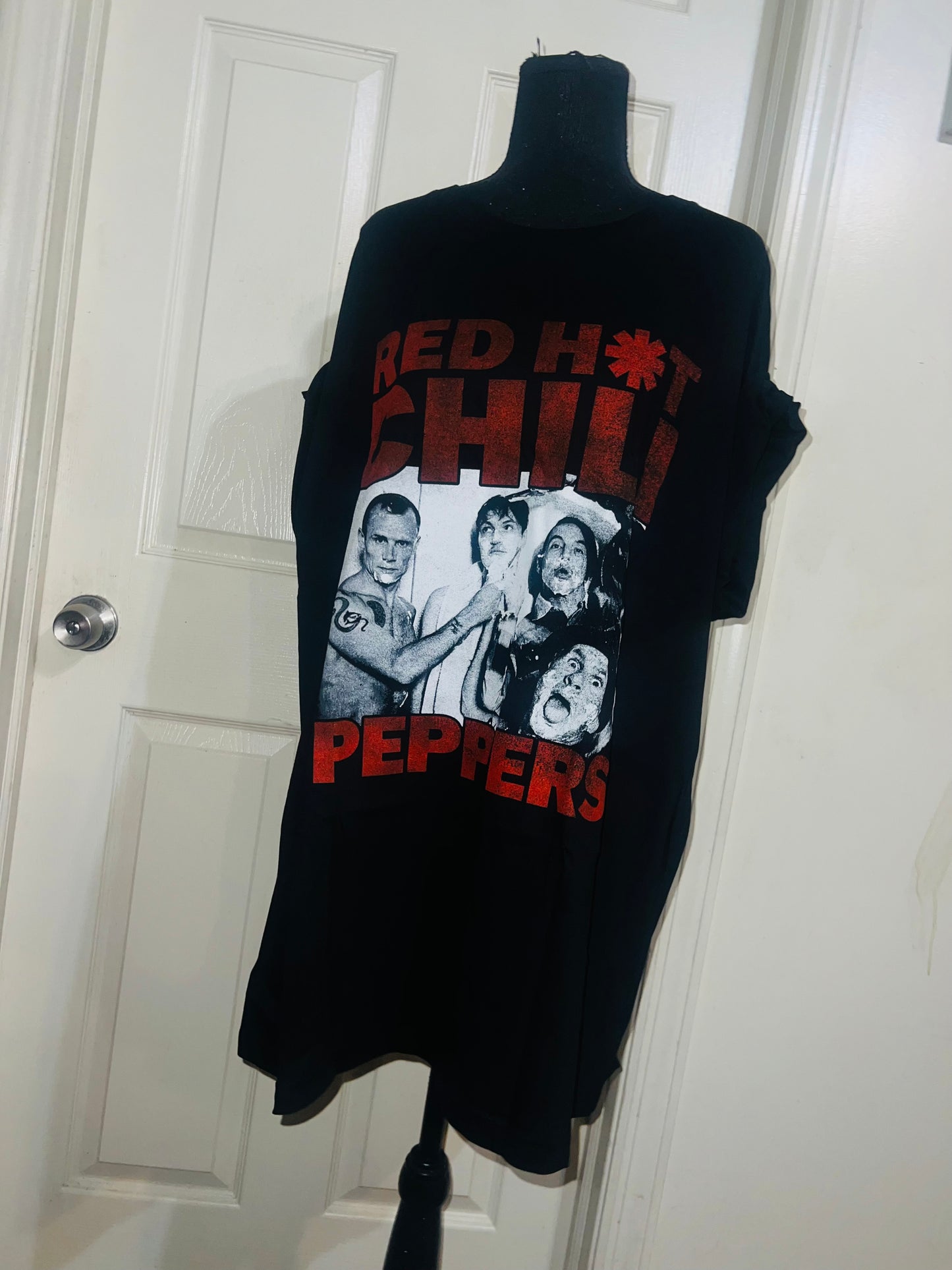 Red Hot Chili Peppers Oversized Distressed Tee