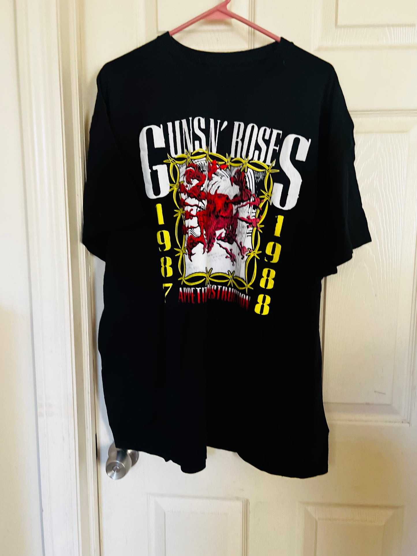 Guns n Roses Double Sided Distressed Tee 87-88