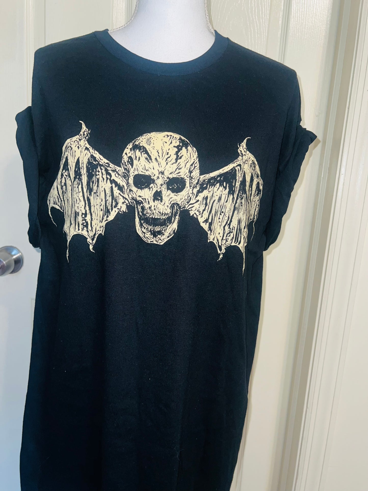 Avenged Sevenfold Double Sided Oversized Distressed Tee