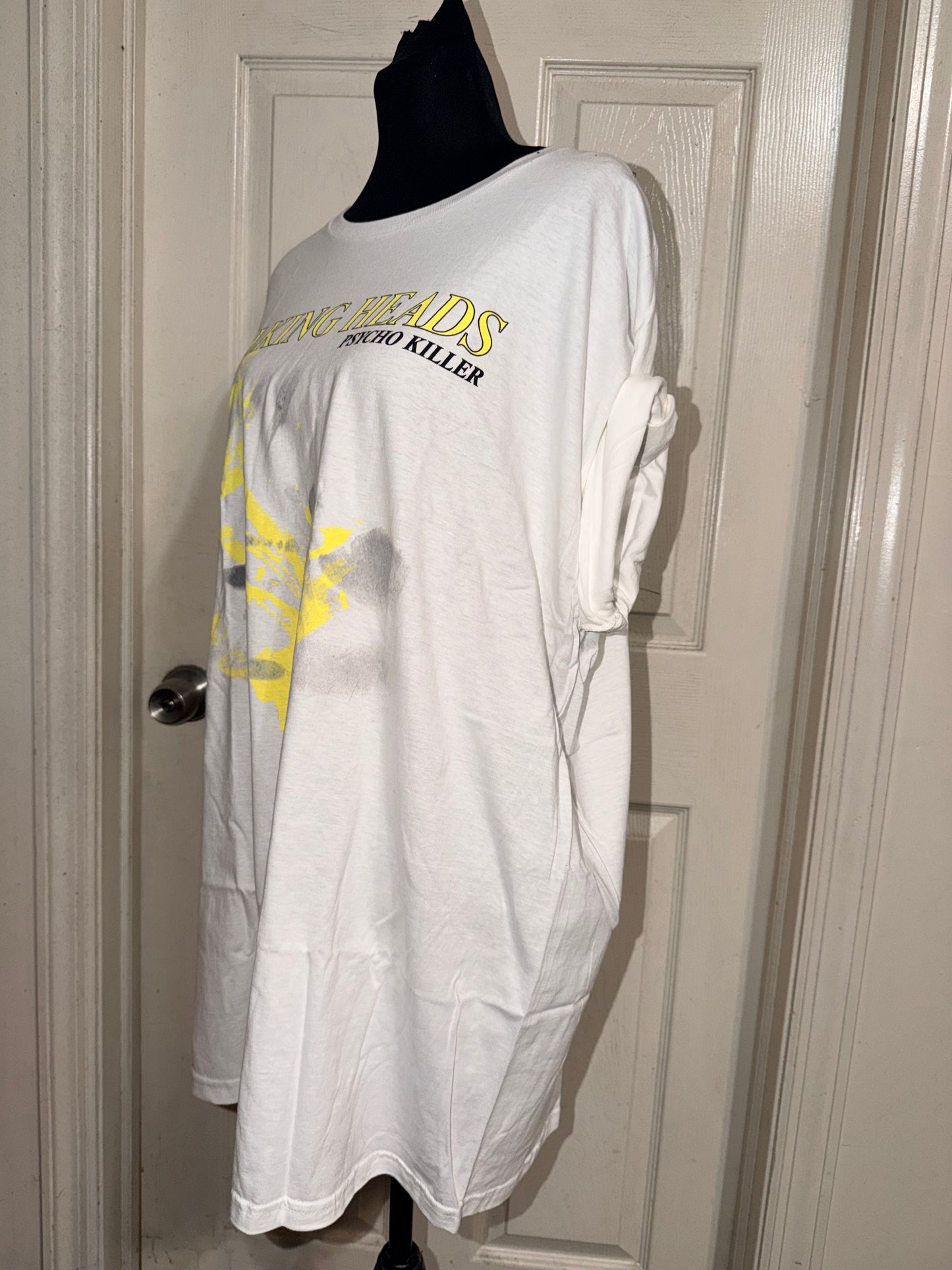 The Talking Heads Oversized Distressed Tee