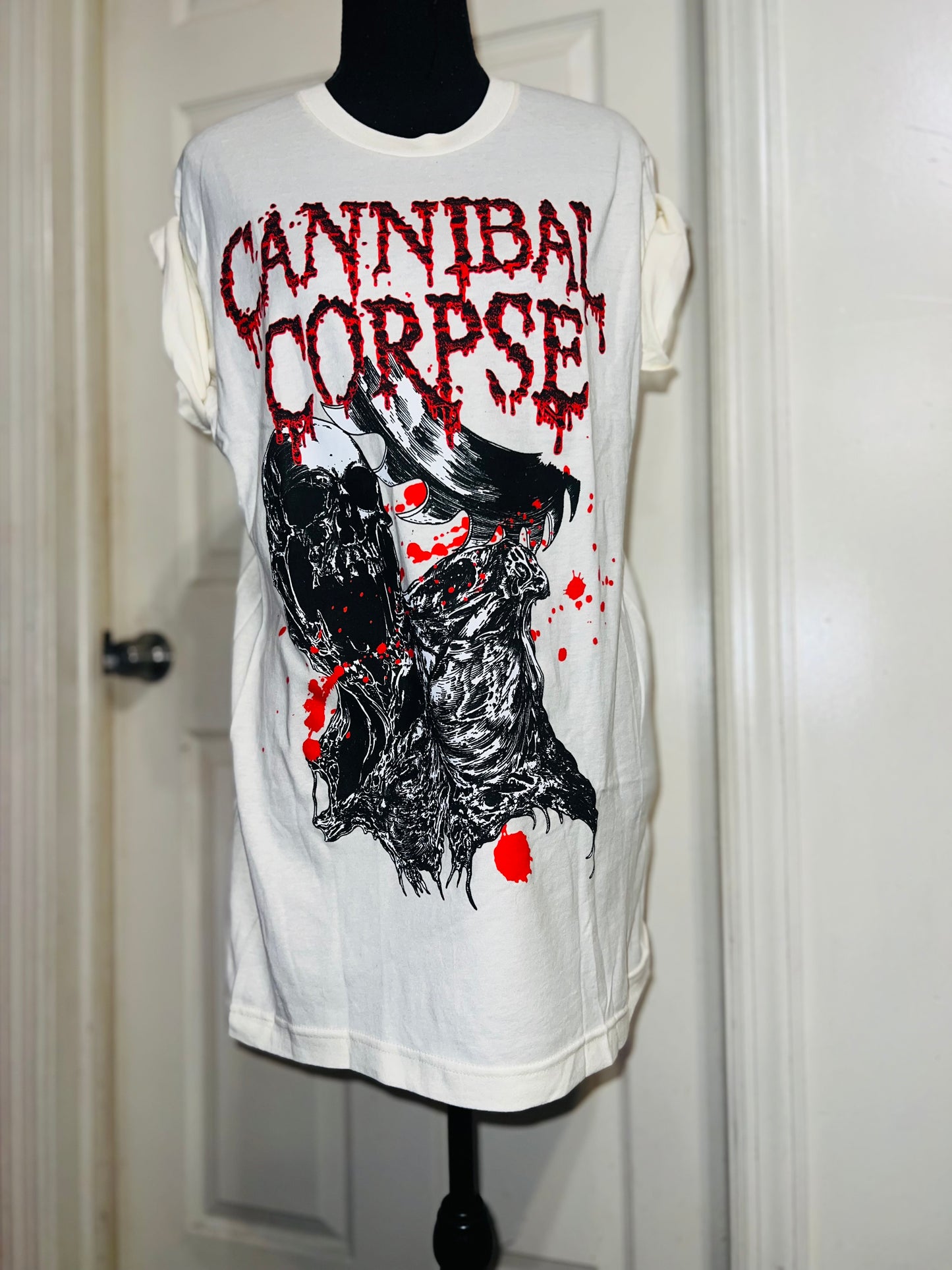 Cannibal Corpse Oversized Distressed Tee