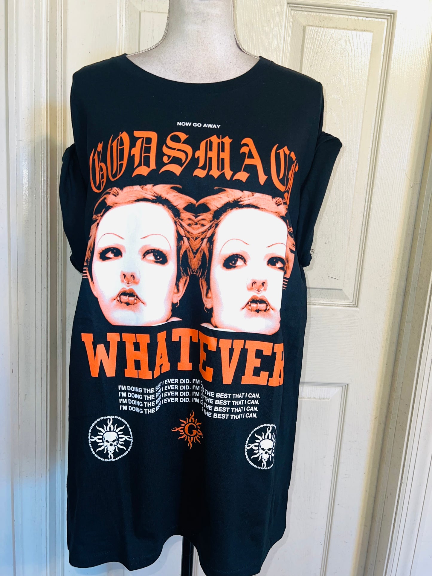 Godsmack Oversized Distressed Tee