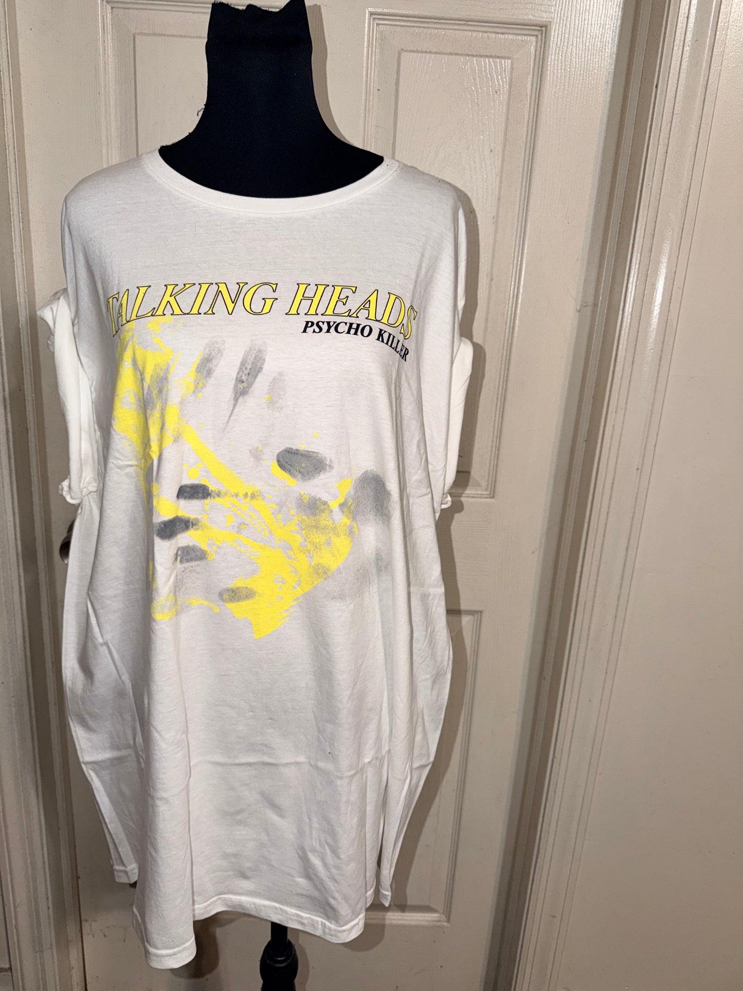 The Talking Heads Oversized Distressed Tee