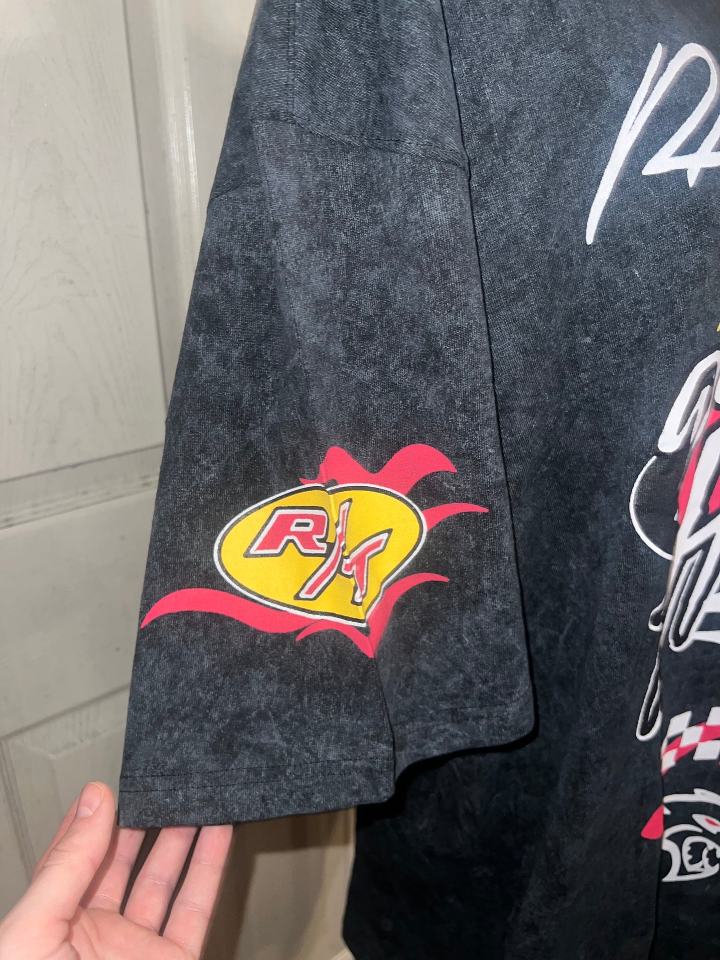 Dodge Hellcat Racing Oversized Distressed Tee  on
