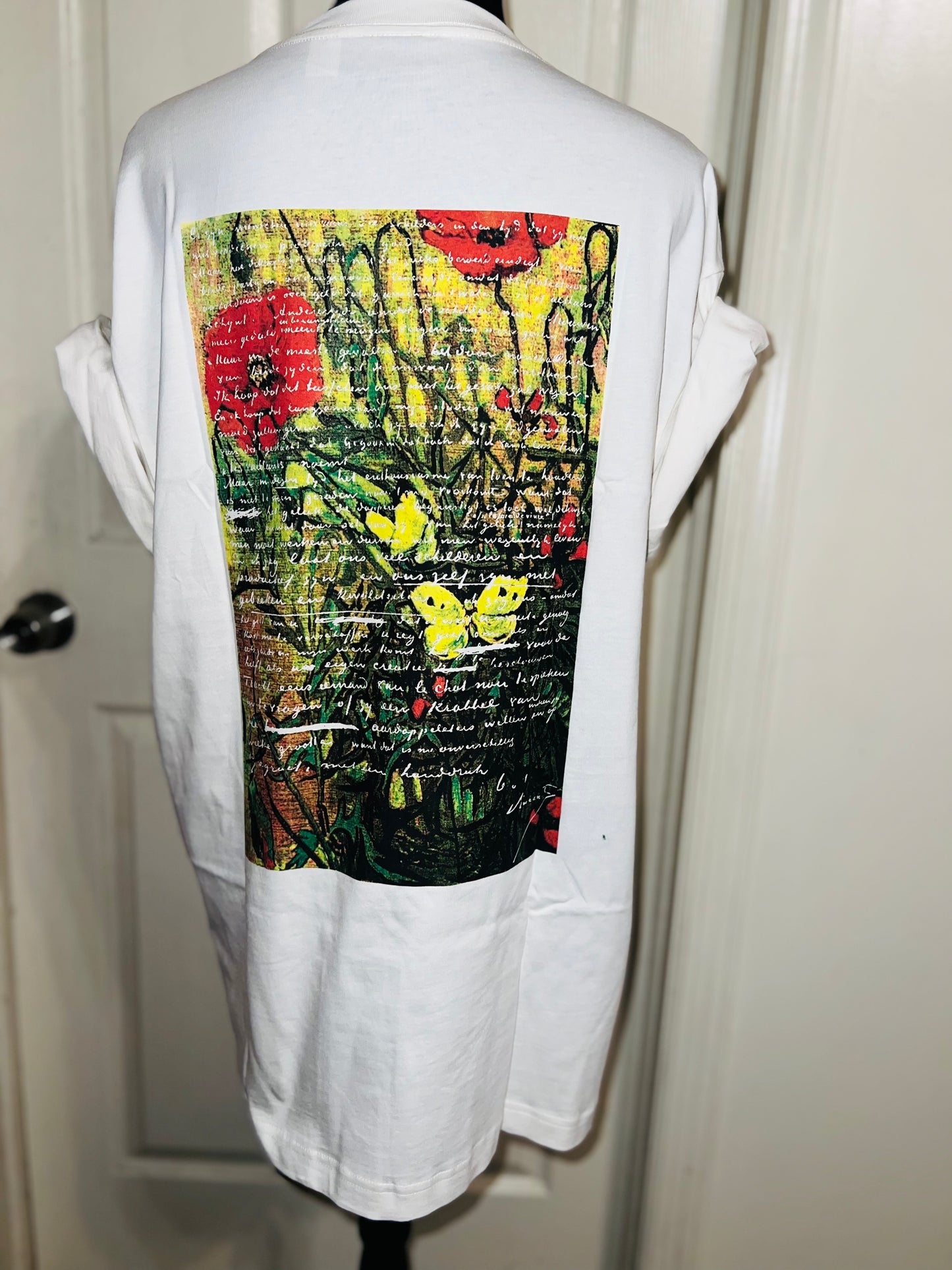 Vincent Van Gogh Double Sided Distressed Tee