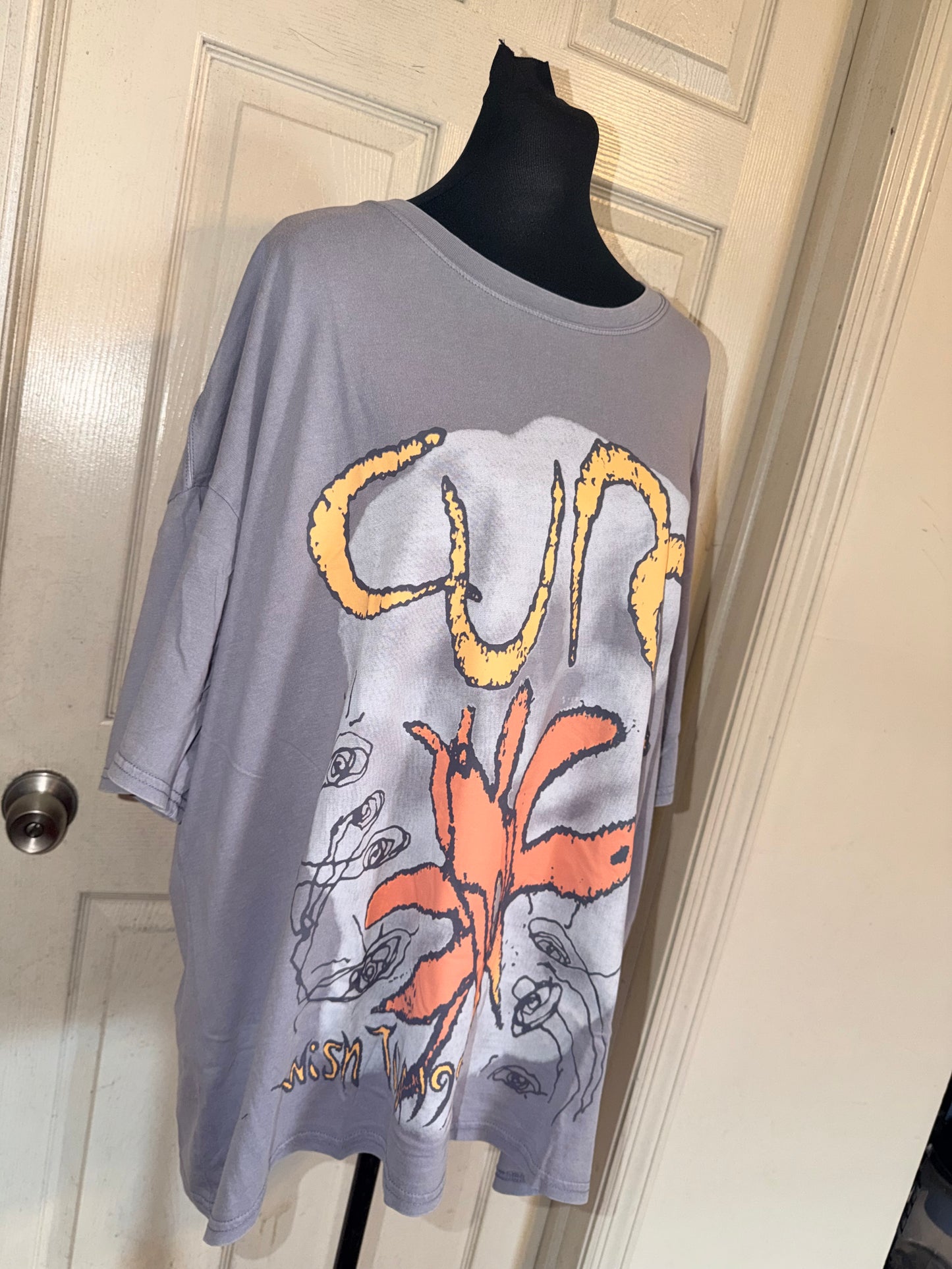 The Cure Oversized Distressed Tee