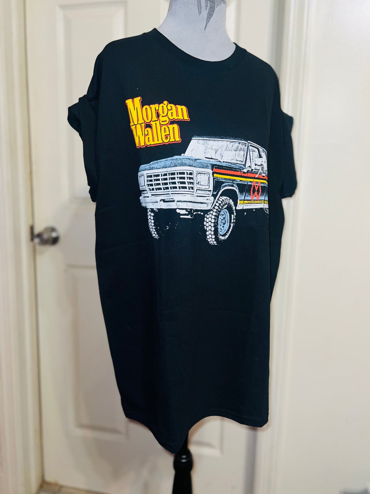 Morgan Wallen Oversized Distressed Tee