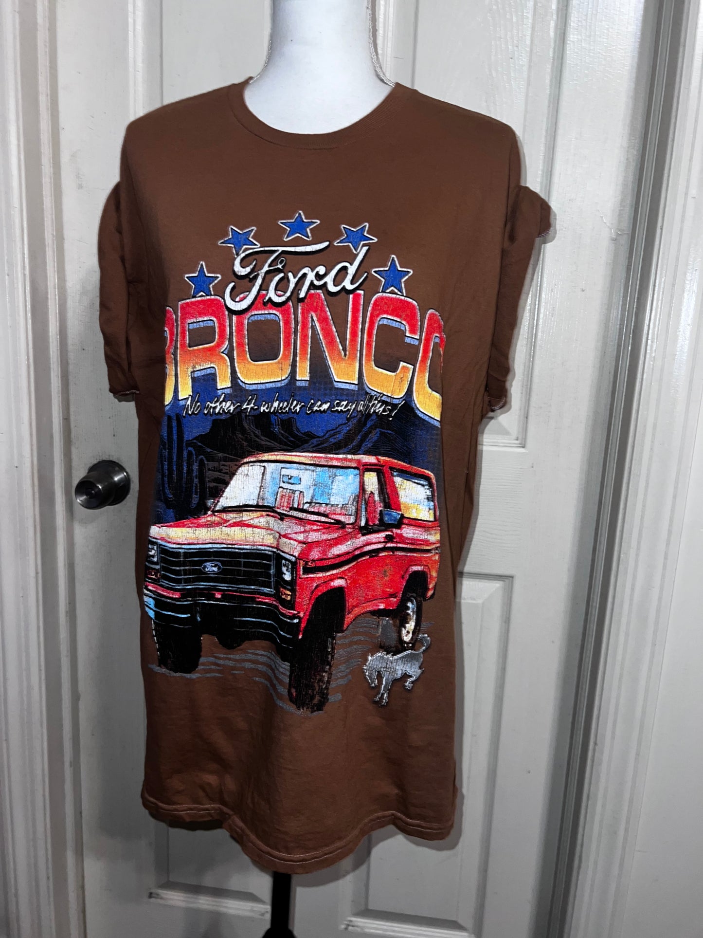 Ford Bronco Double Sided Oversized Distressed Tee