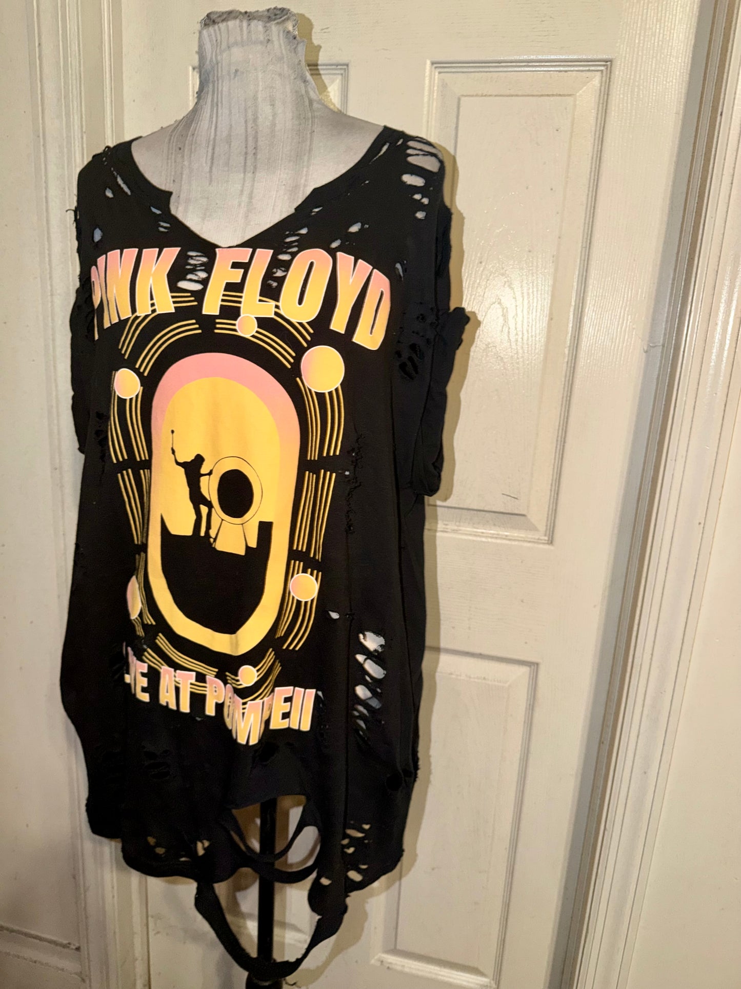 Pink Floyd Oversized Distressed Tee (as is)