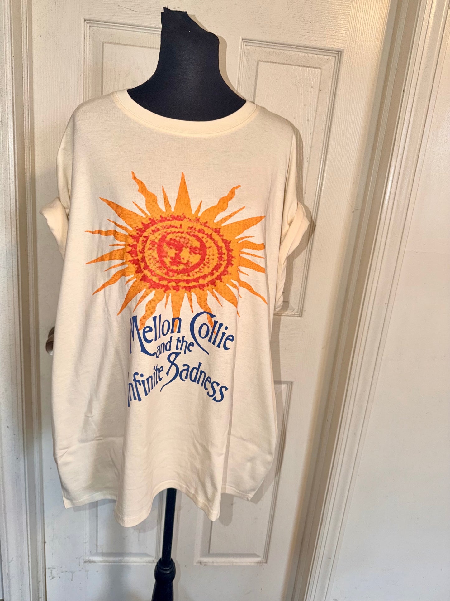 The Smashing Pumpkins Oversized Distressed Tee