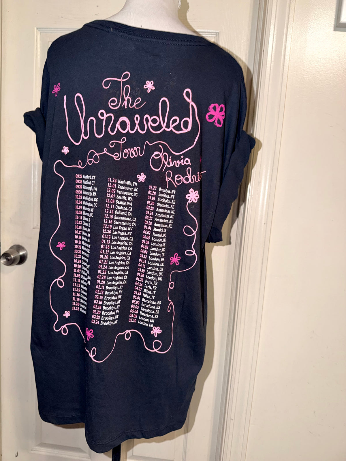 Olivia Rodrigo Double Sided Oversized Tee