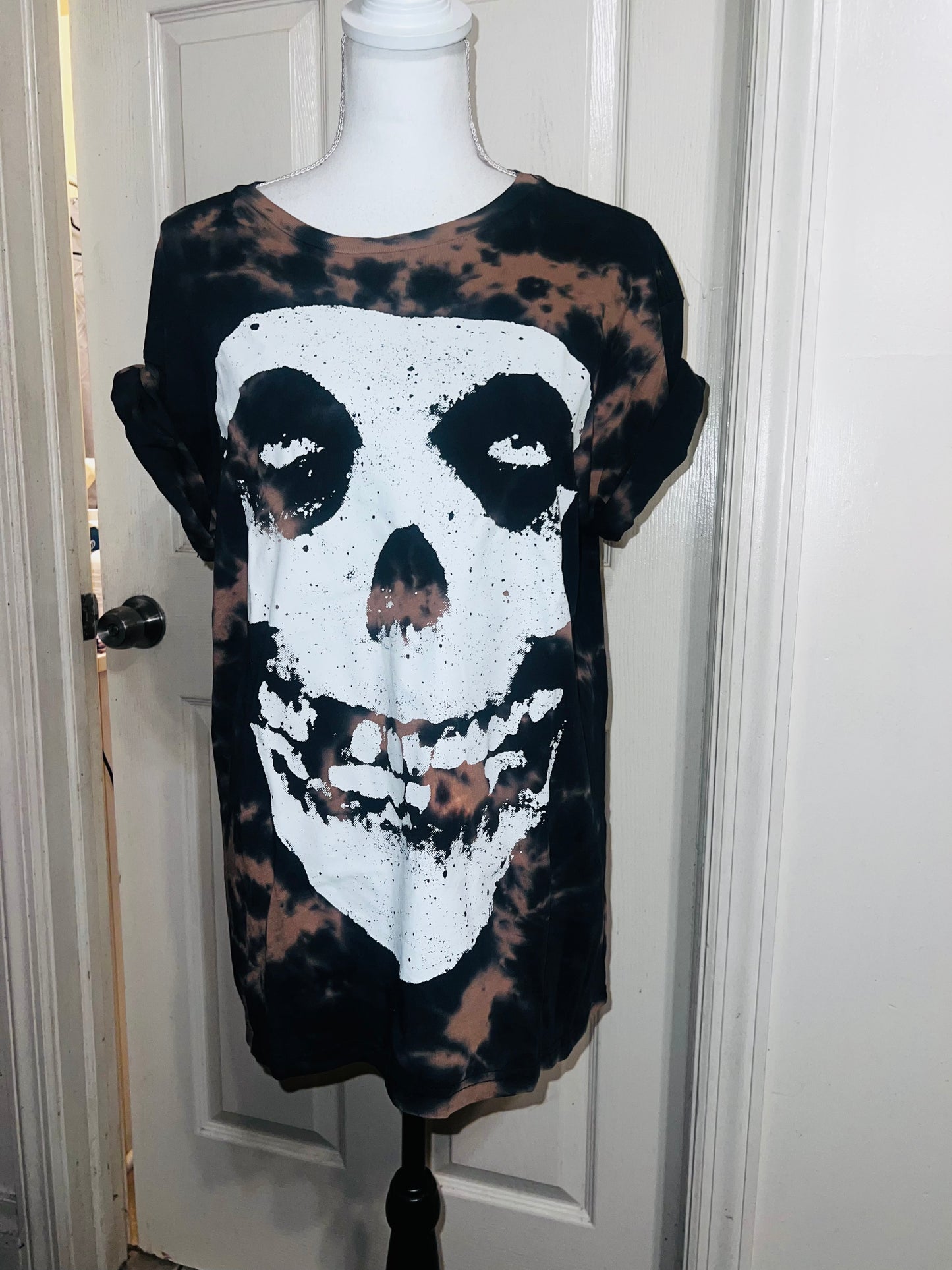 Misfits Double Sided Oversized Distressed Tee