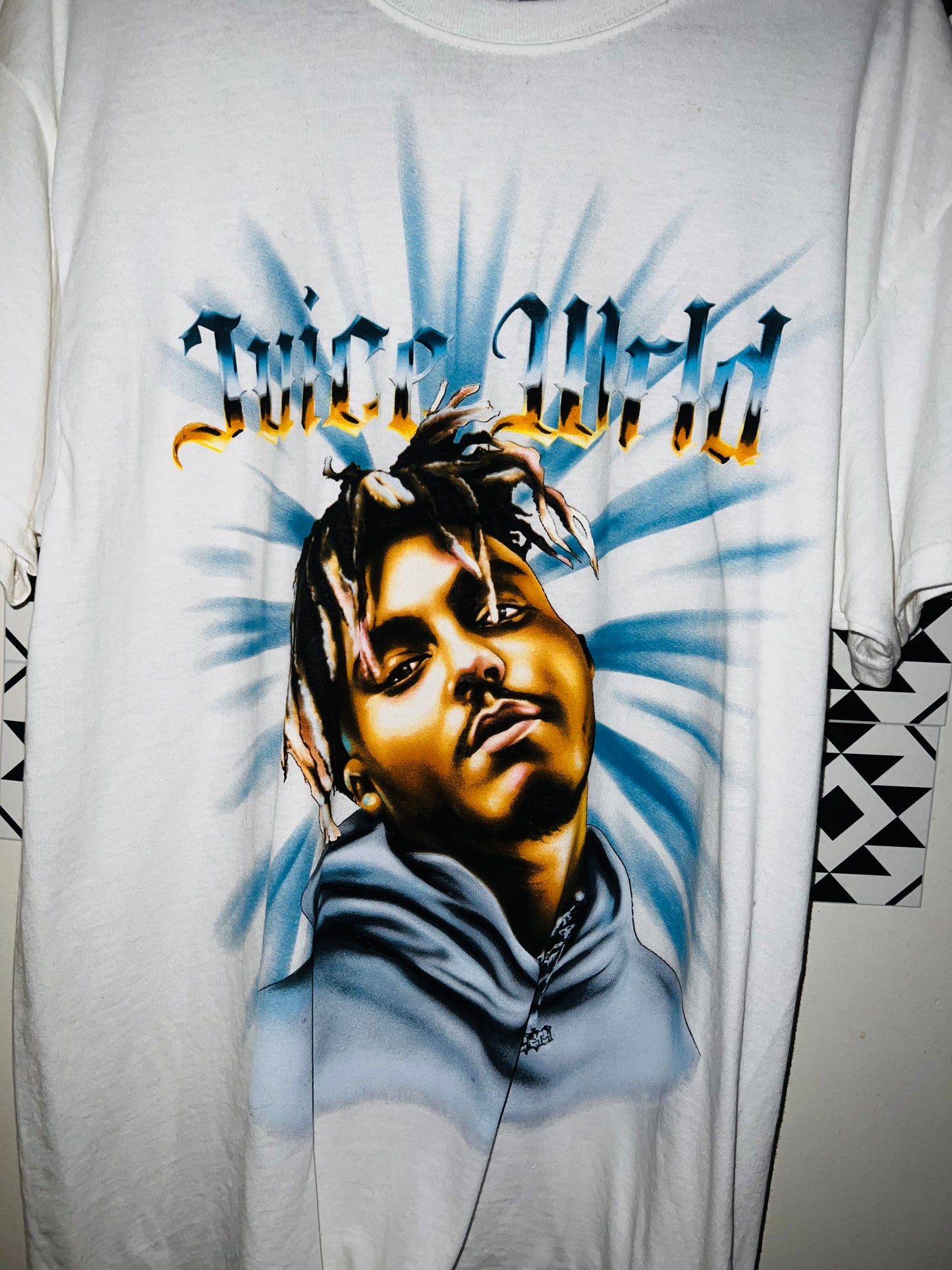 Juice Wrld Oversized Distressed Tee