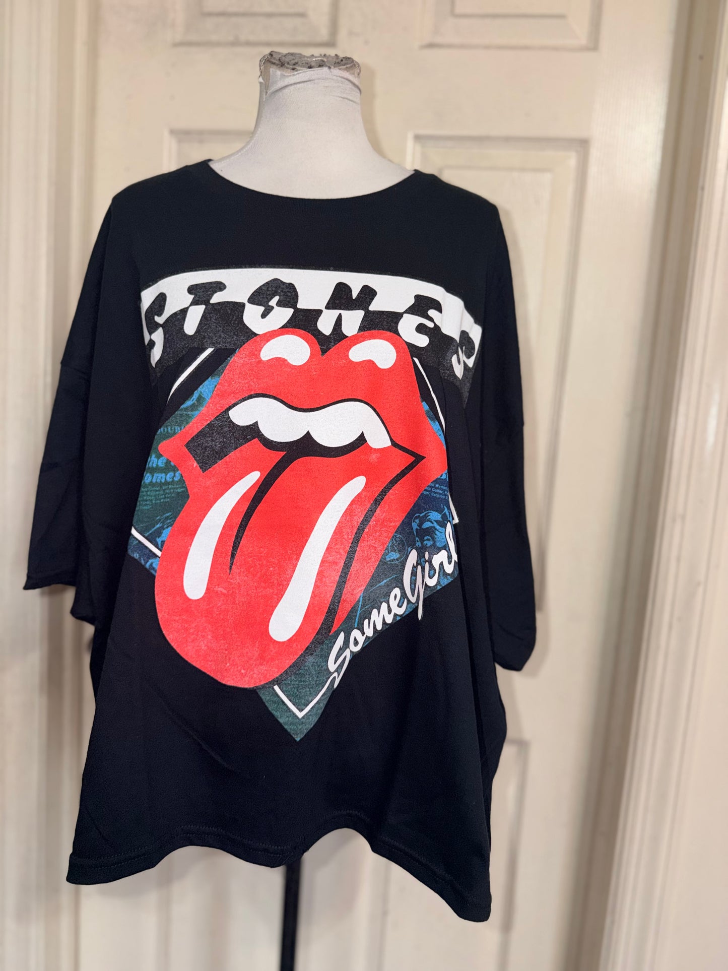 The Rolling Stones Oversized Distressed Tee