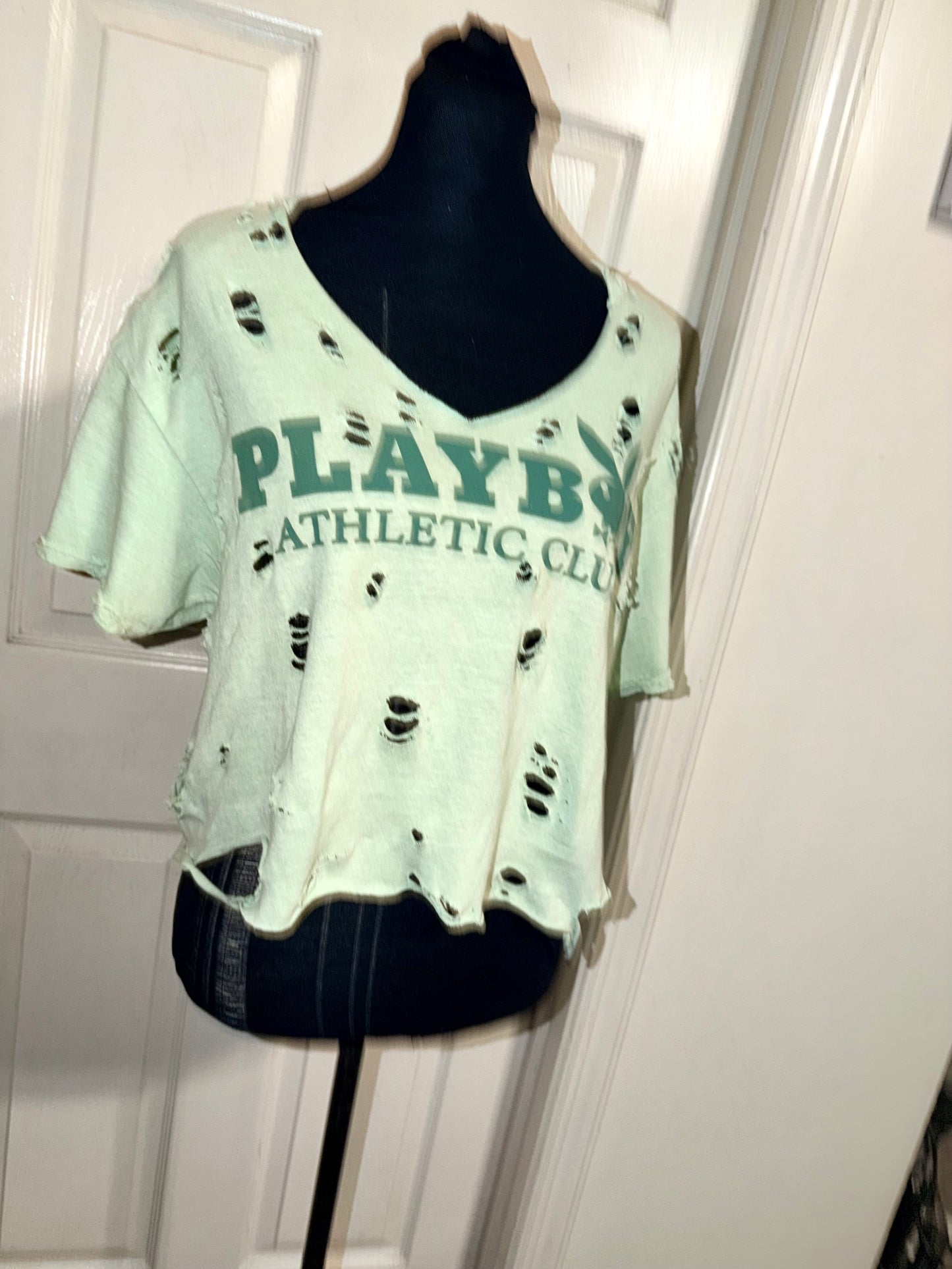 Playboy Oversized Cropped Tee