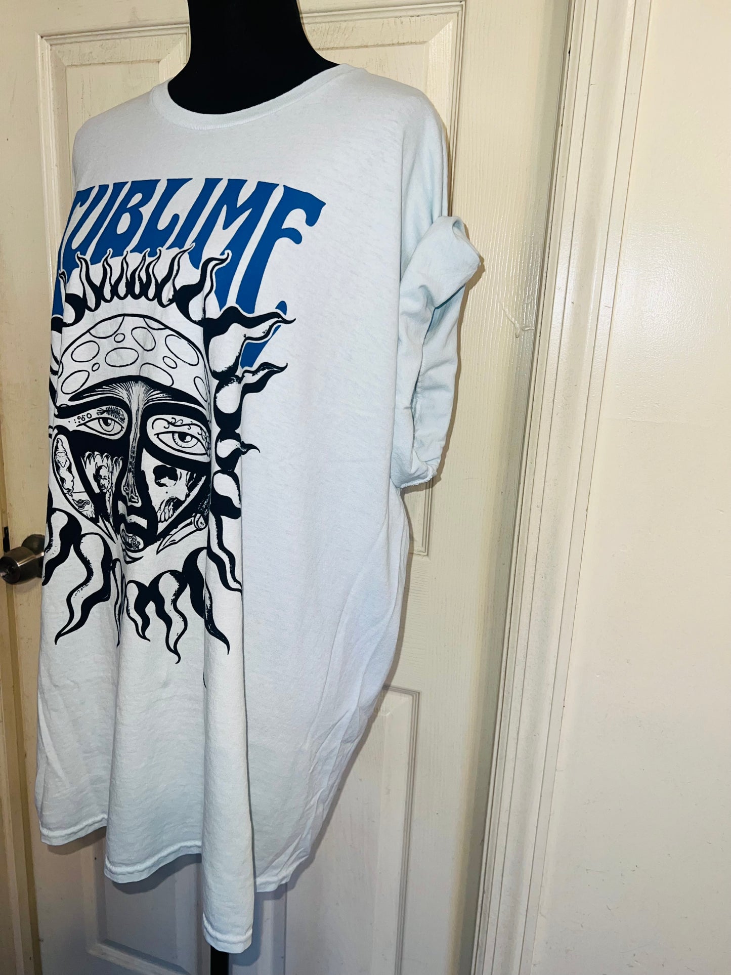 Sublime Double Sided Oversized Distressed Tee
