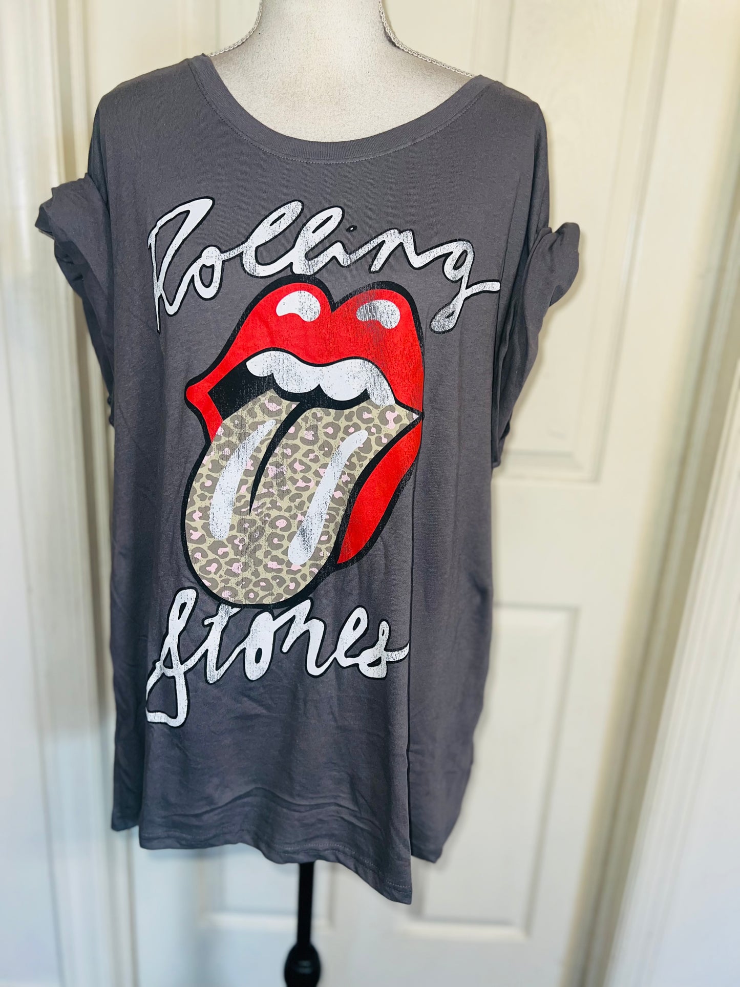 Rolling Stones Oversized Distressed Tee