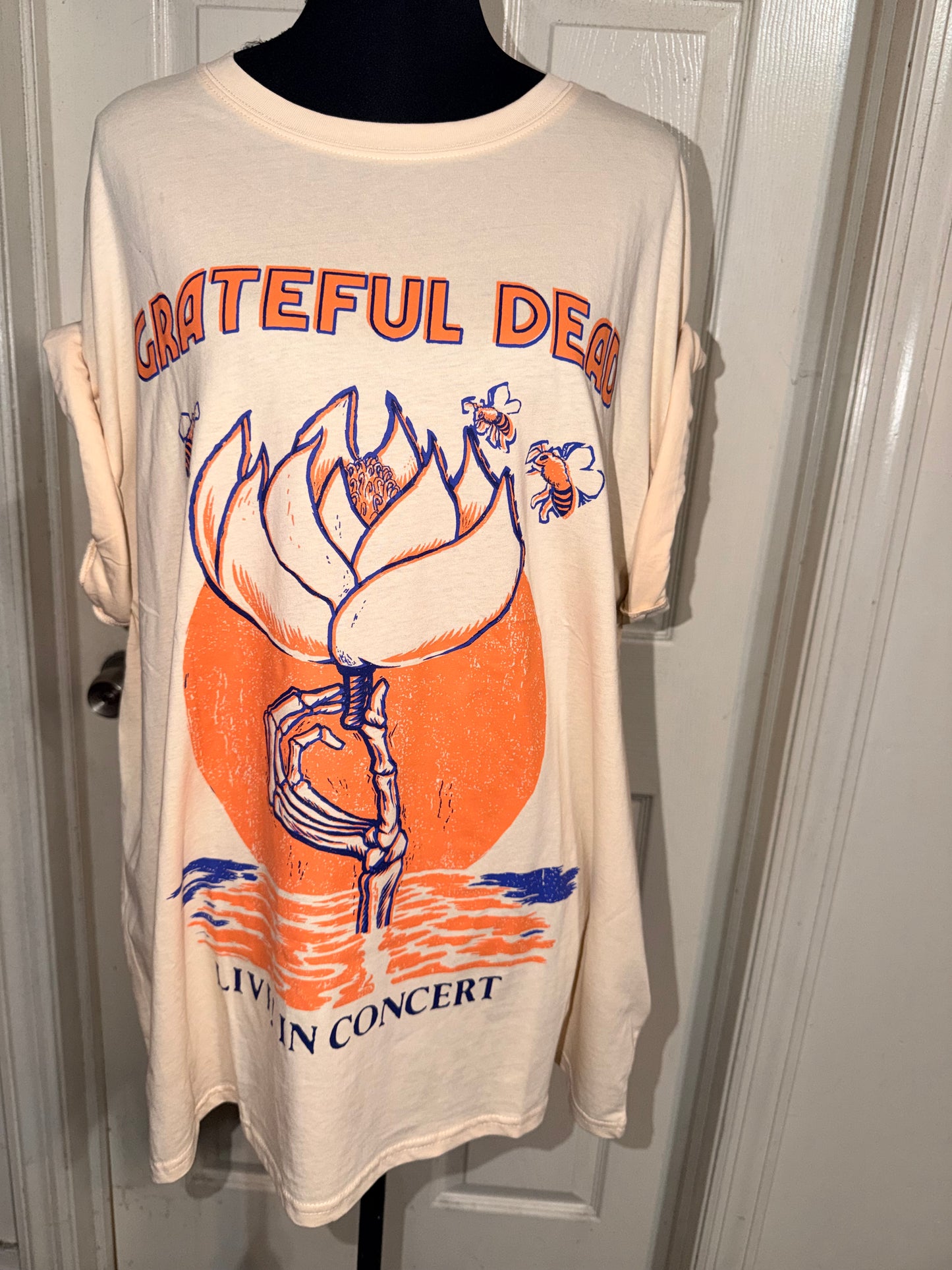 Grateful Dead Oversized Distressed Tee