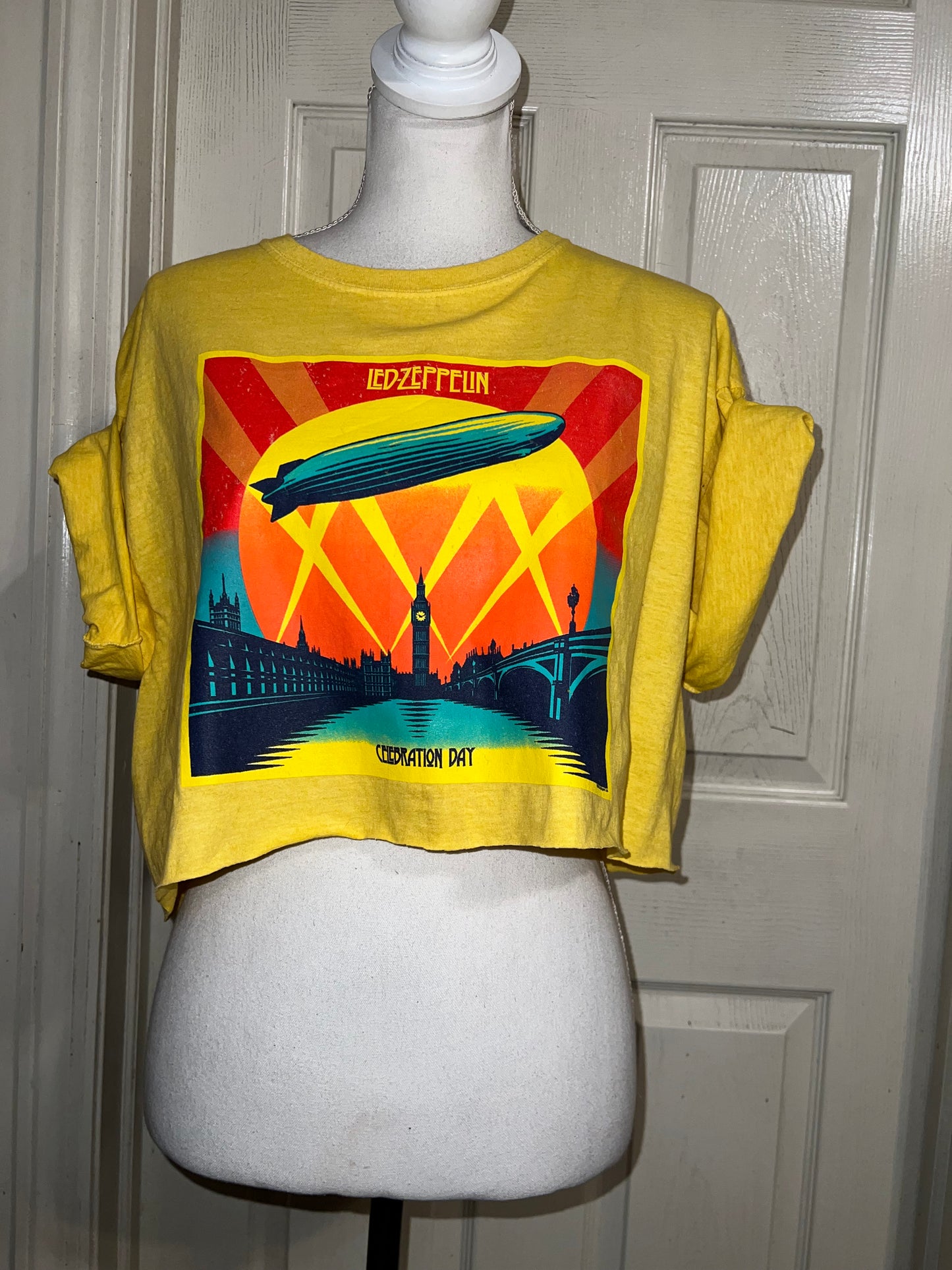 Led Zeppelin Blimp Oversized Distressed Tee