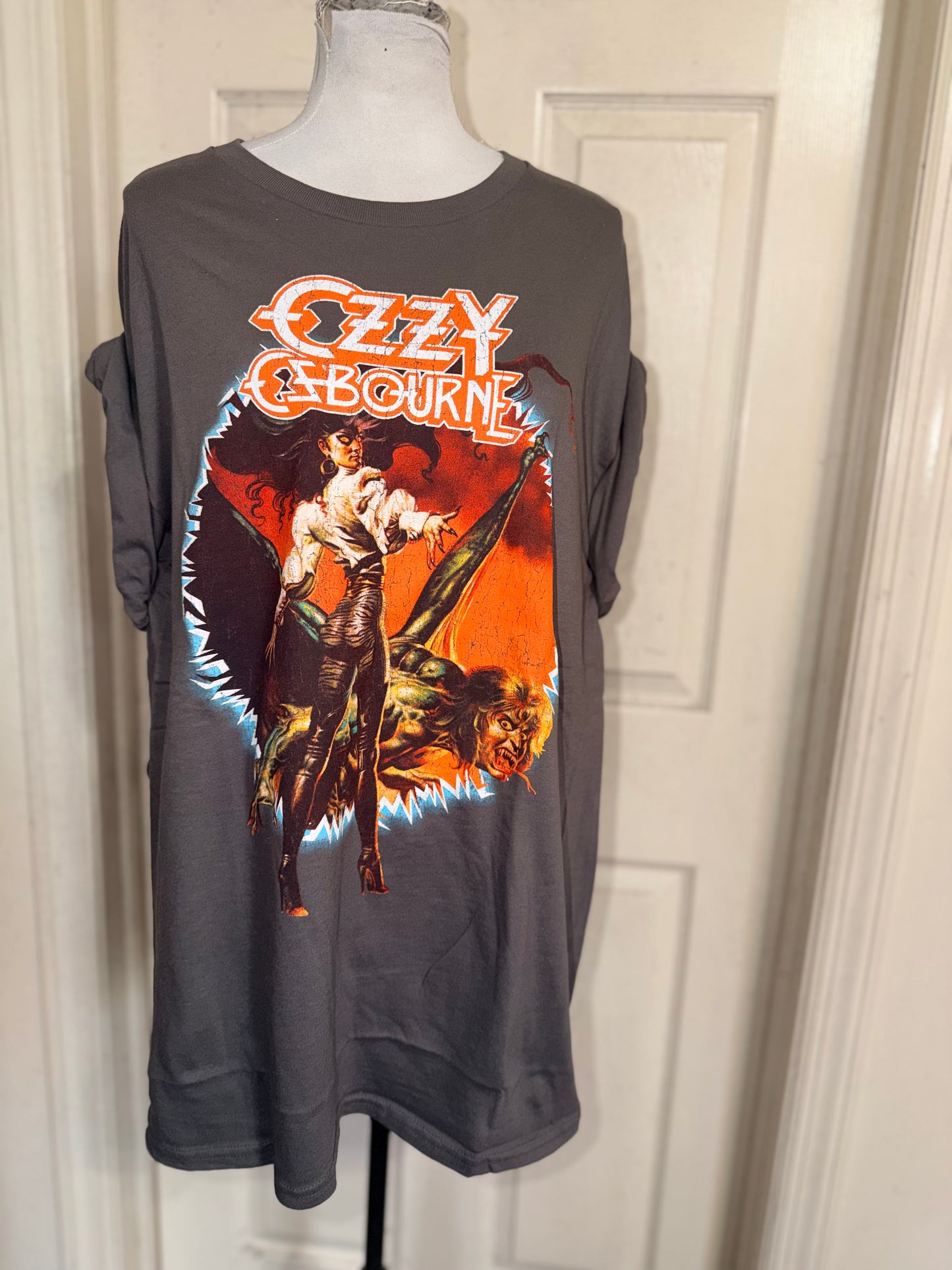 Ozzy Osbourne Oversized Distressed Tee
