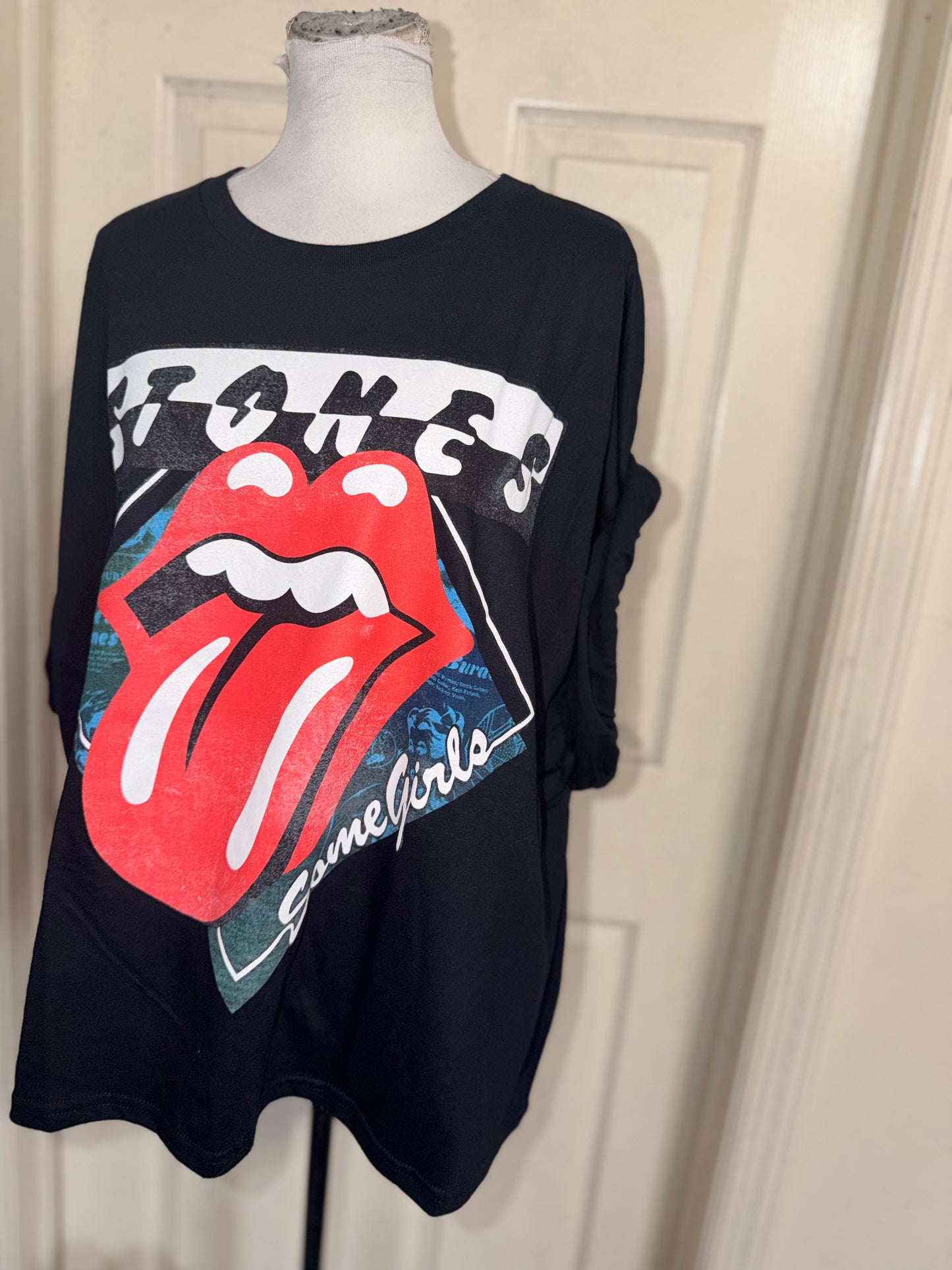 The Rolling Stones Oversized Distressed Tee