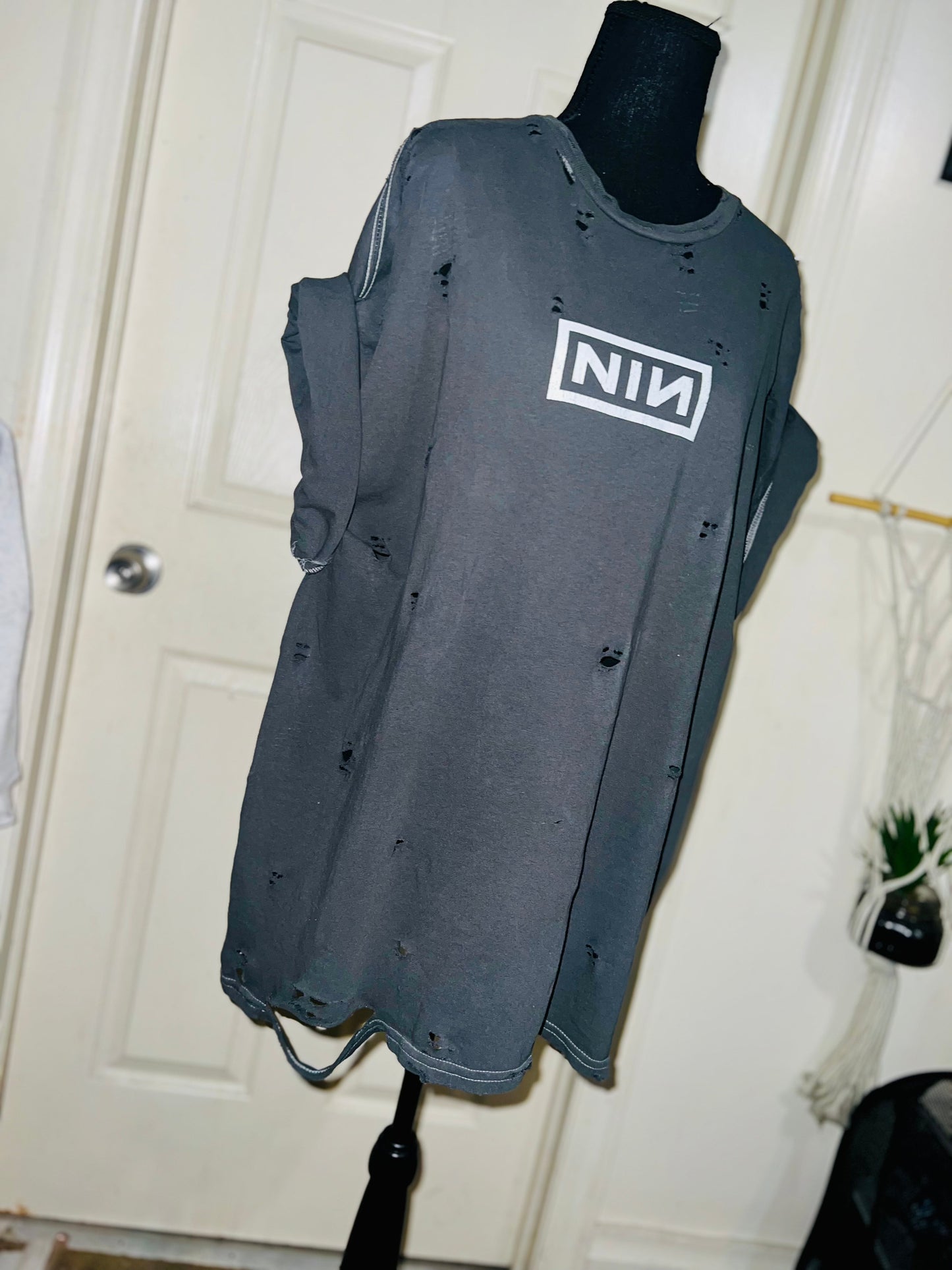 Nine Inch Nails Oversized Distressed Tee