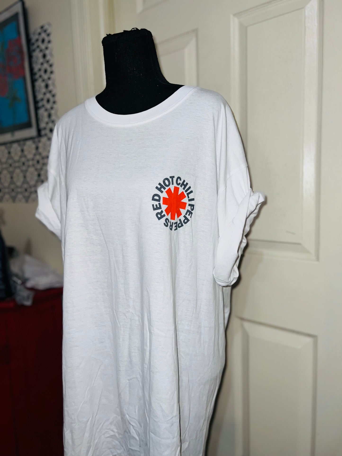 Red Hot Chili Peppers Double Sided Oversized Tee