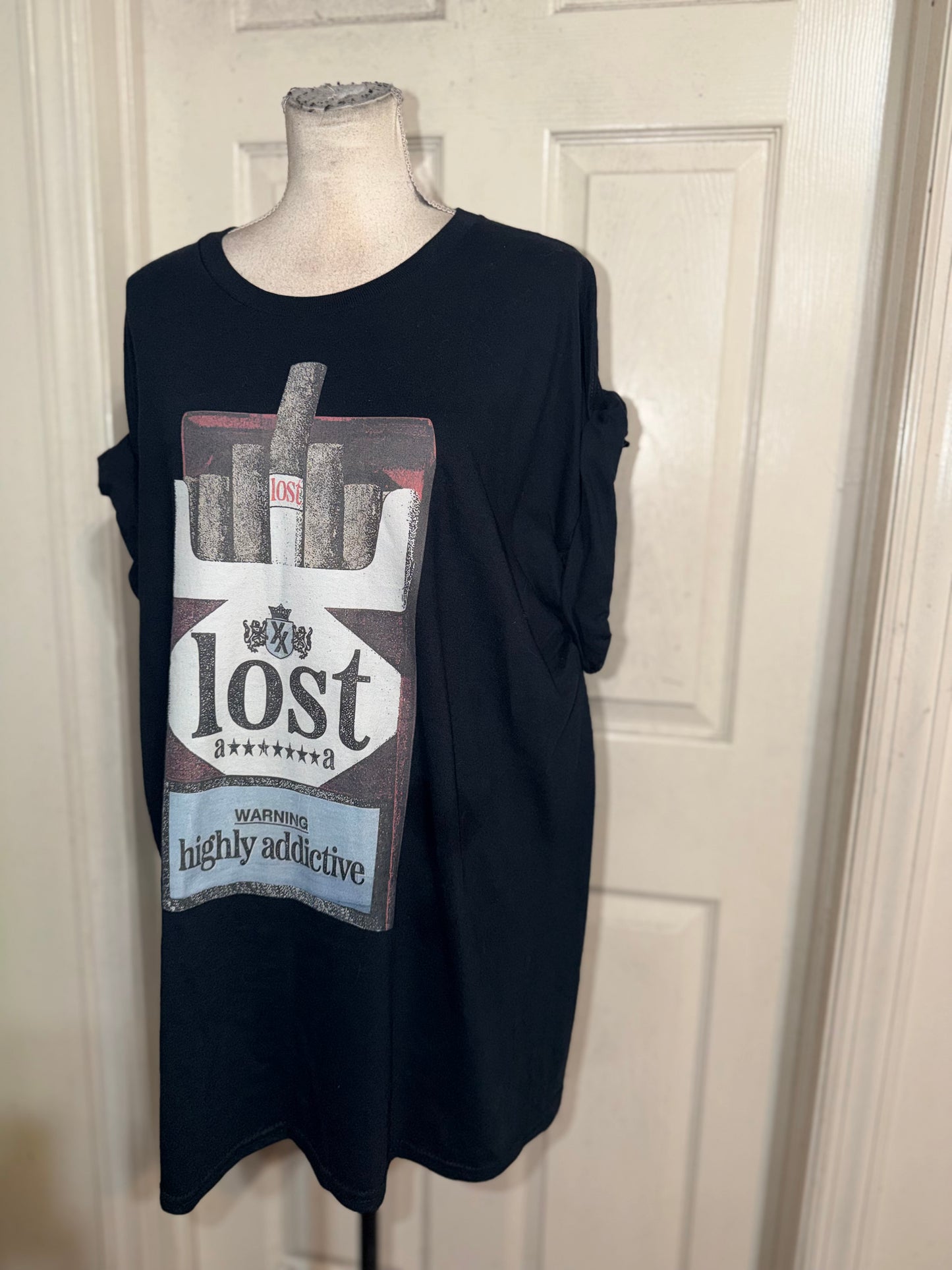 Machine Gun Kelly Double Sided Oversized Distressed Tee