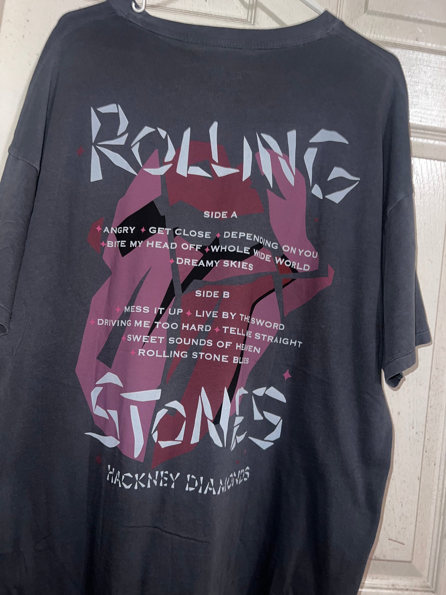 The Rolling Stones Hackney Diamonds Double Sided Oversized Tee