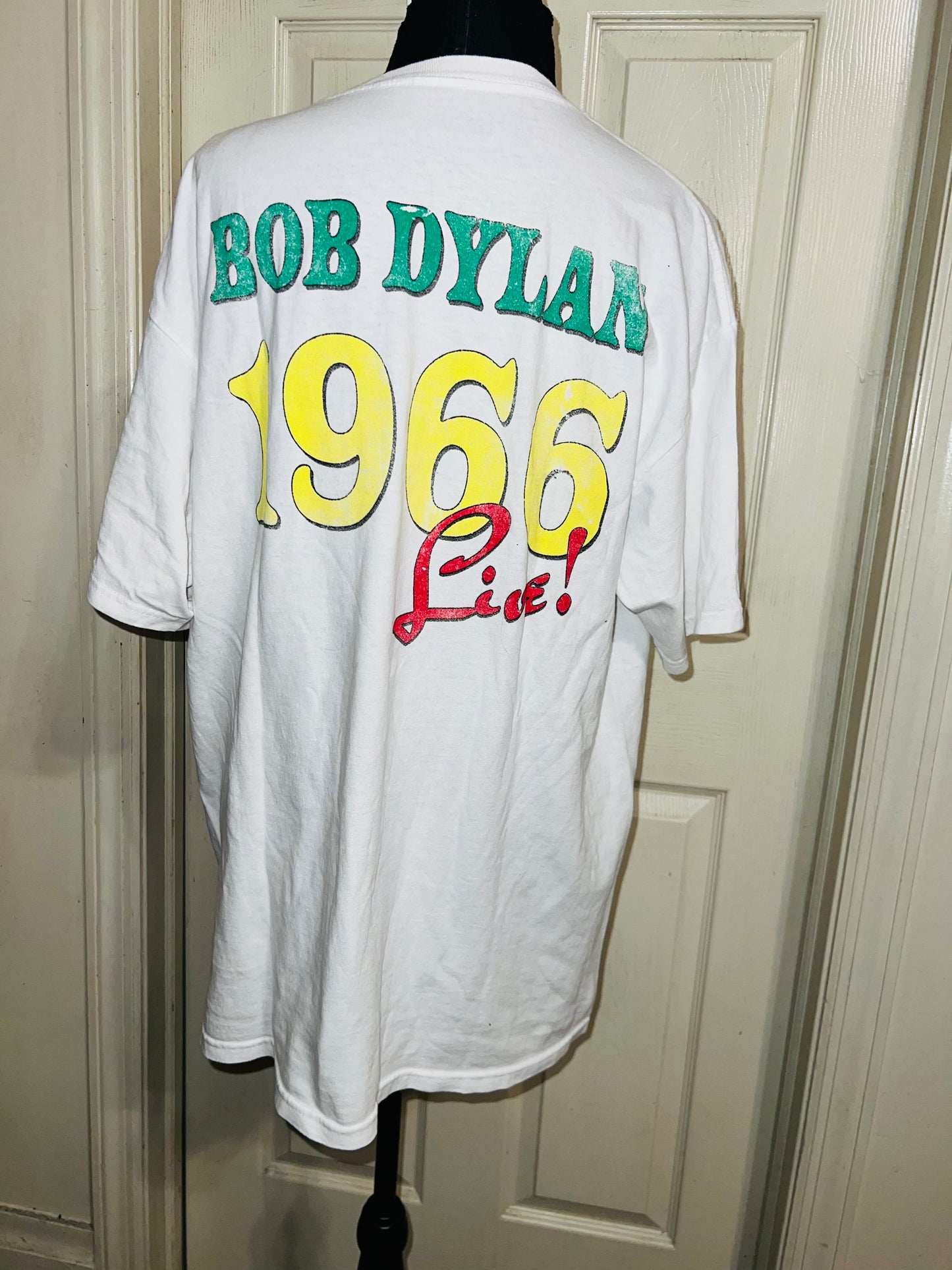 Bob Dylan Double Sided Oversized Distressed Tee