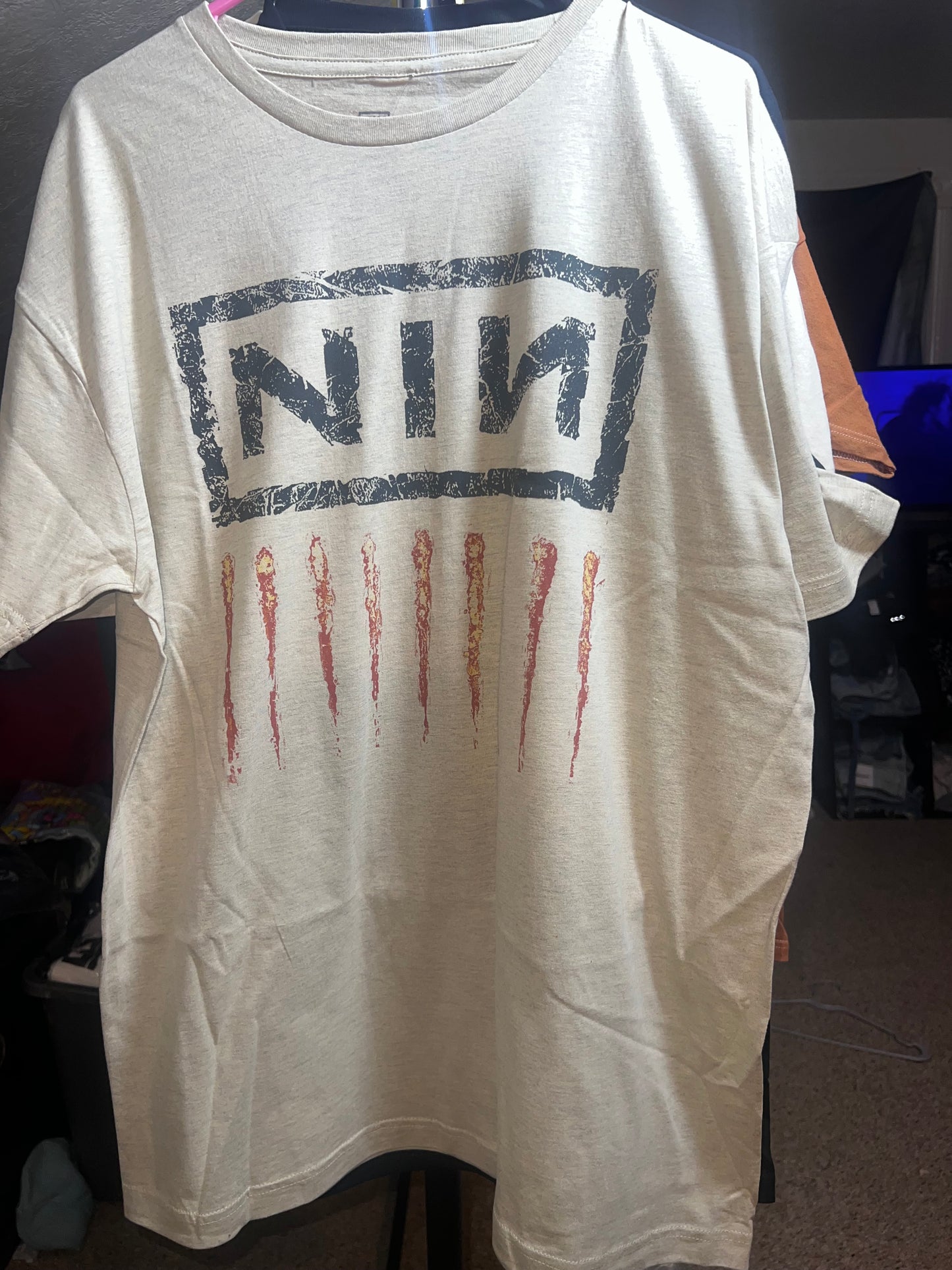 Nine Inch Nails Oversized Distressed Tee