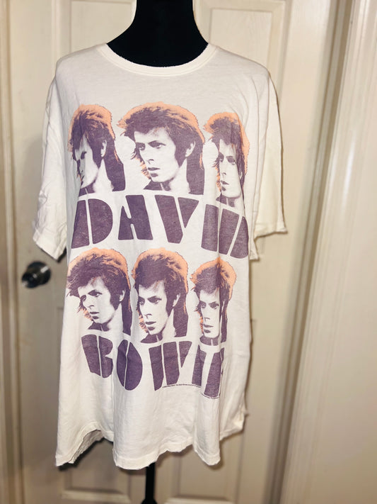David Bowie Oversized Distressed Tee