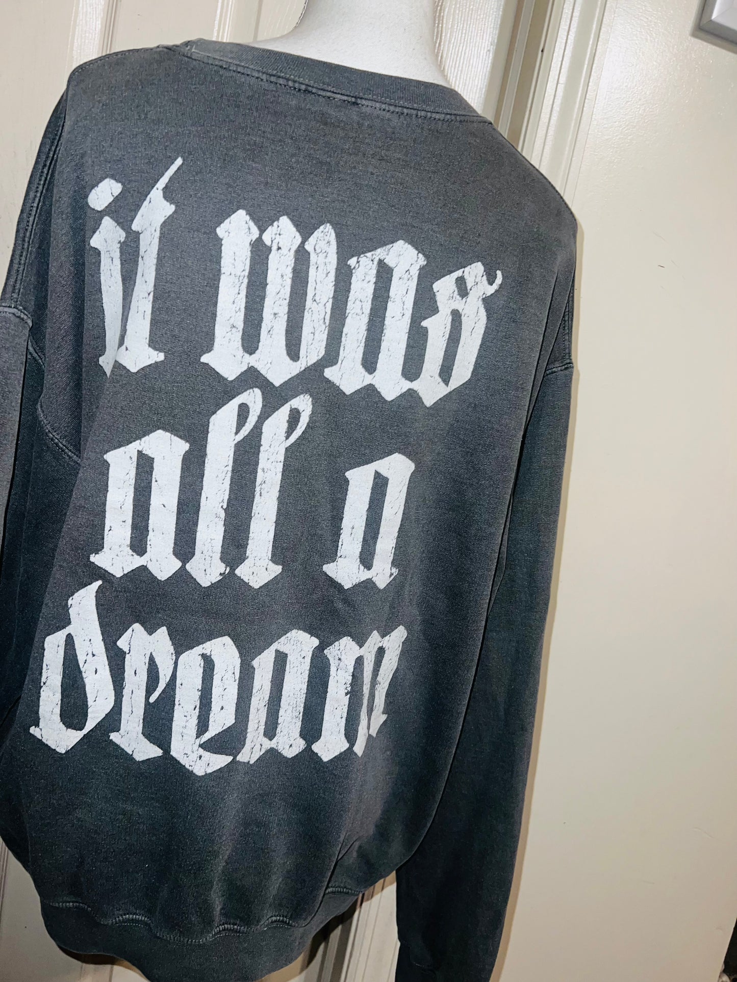 Biggie Smalls Double Sided Oversized Distressed Sweatshirt