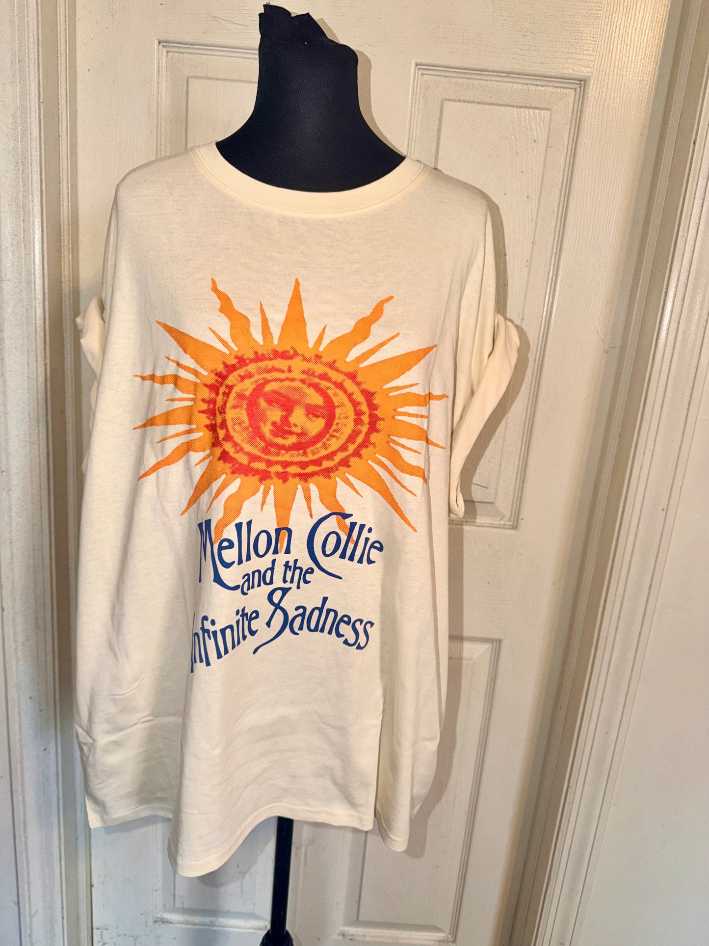 The Smashing Pumpkins Oversized Distressed Tee