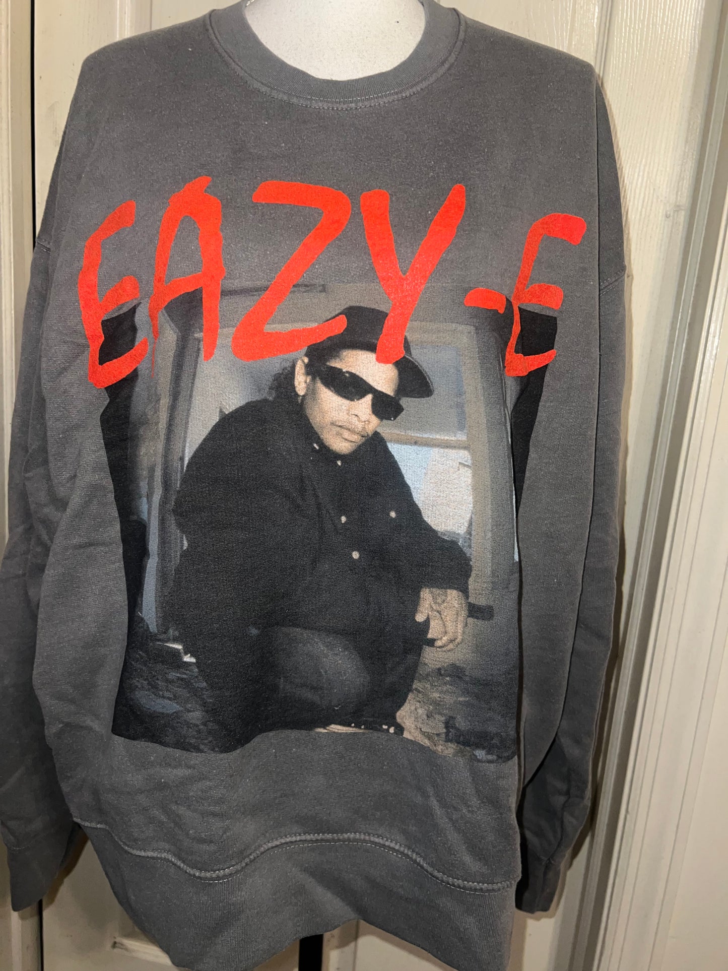 Eazy-E Oversized Distressed Sweatshirt