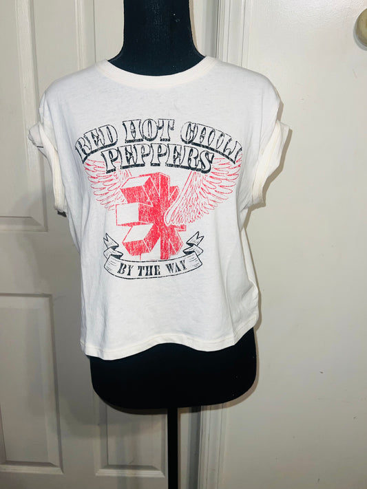 Red Hot Chili Peppers Distressed Baby Tee