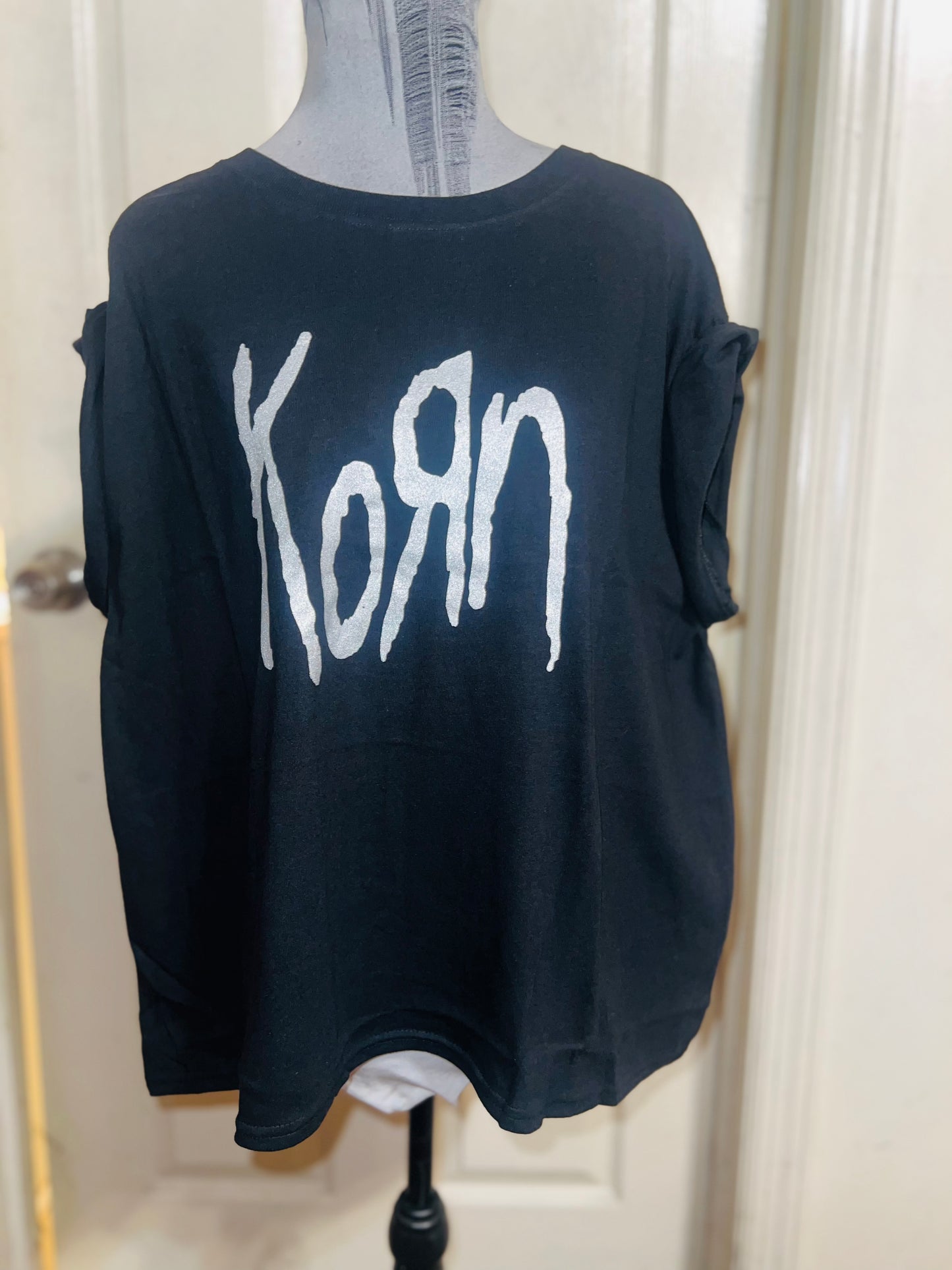 Korn Oversized Distressed Tee