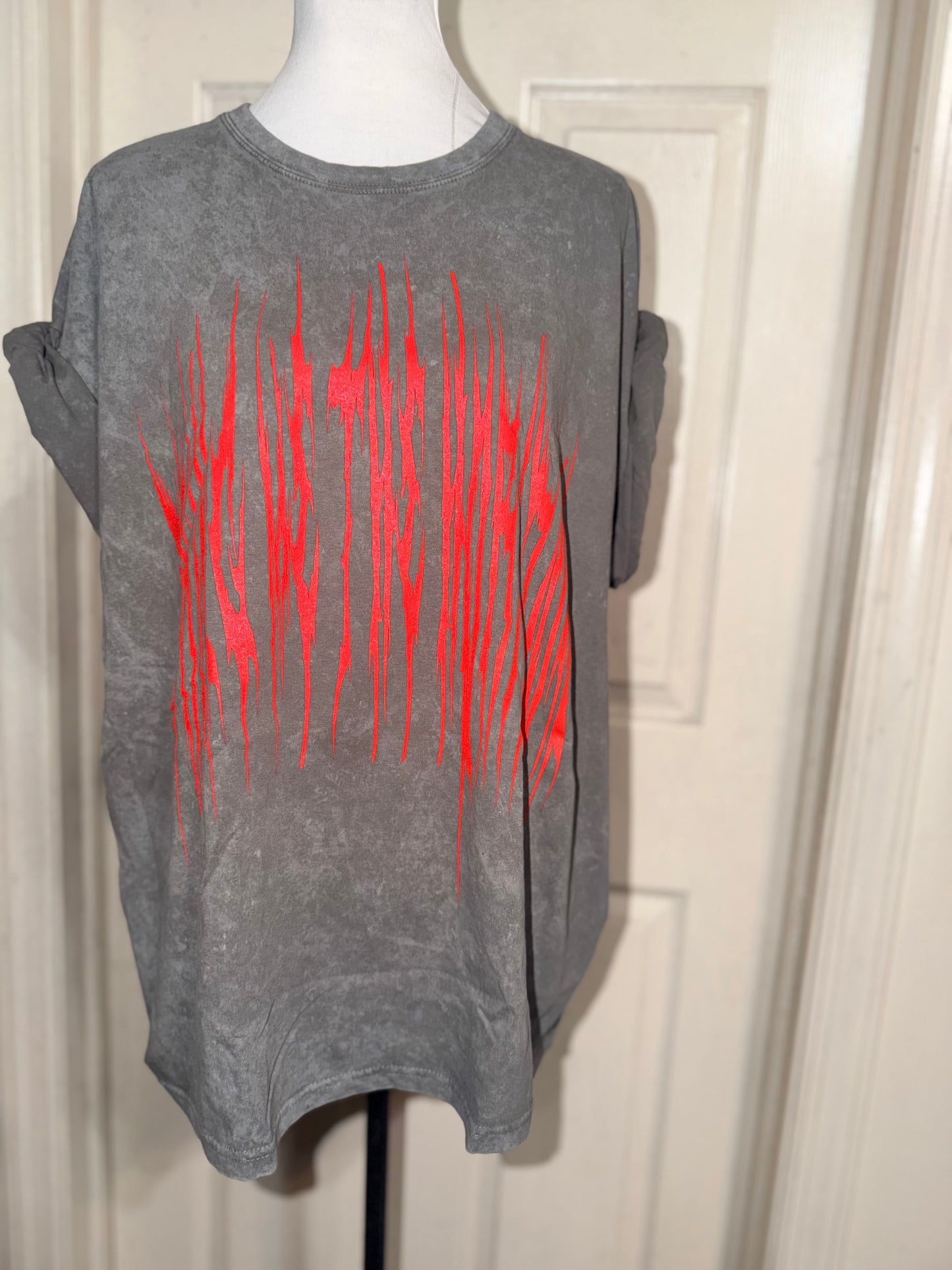 Bring Me the Horizon Double Sided Oversized Distressed Tee